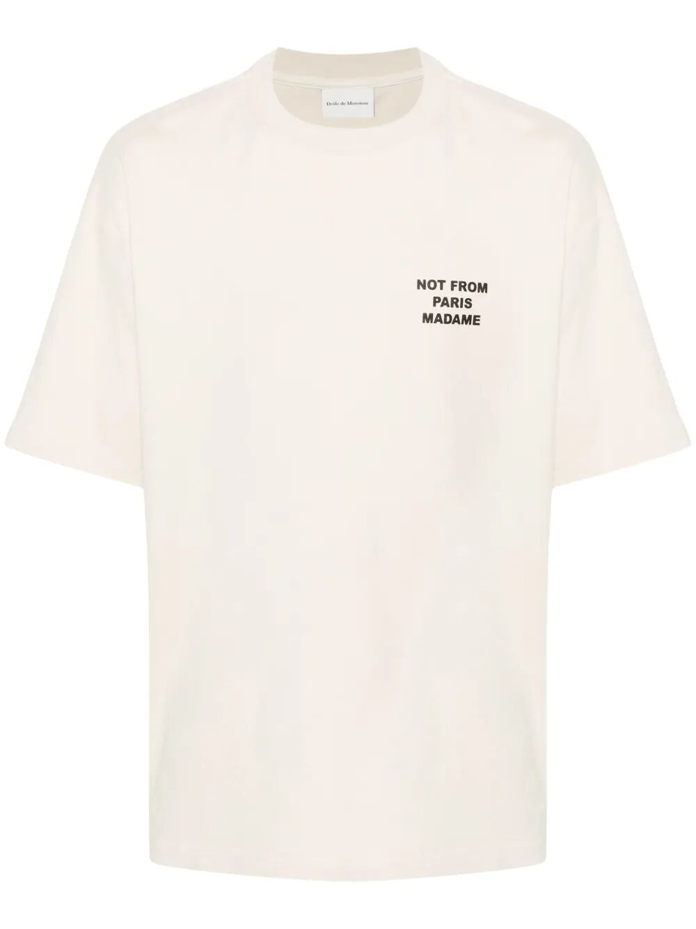 Bold Slogan T-Shirt Brown Cotton Tshirt