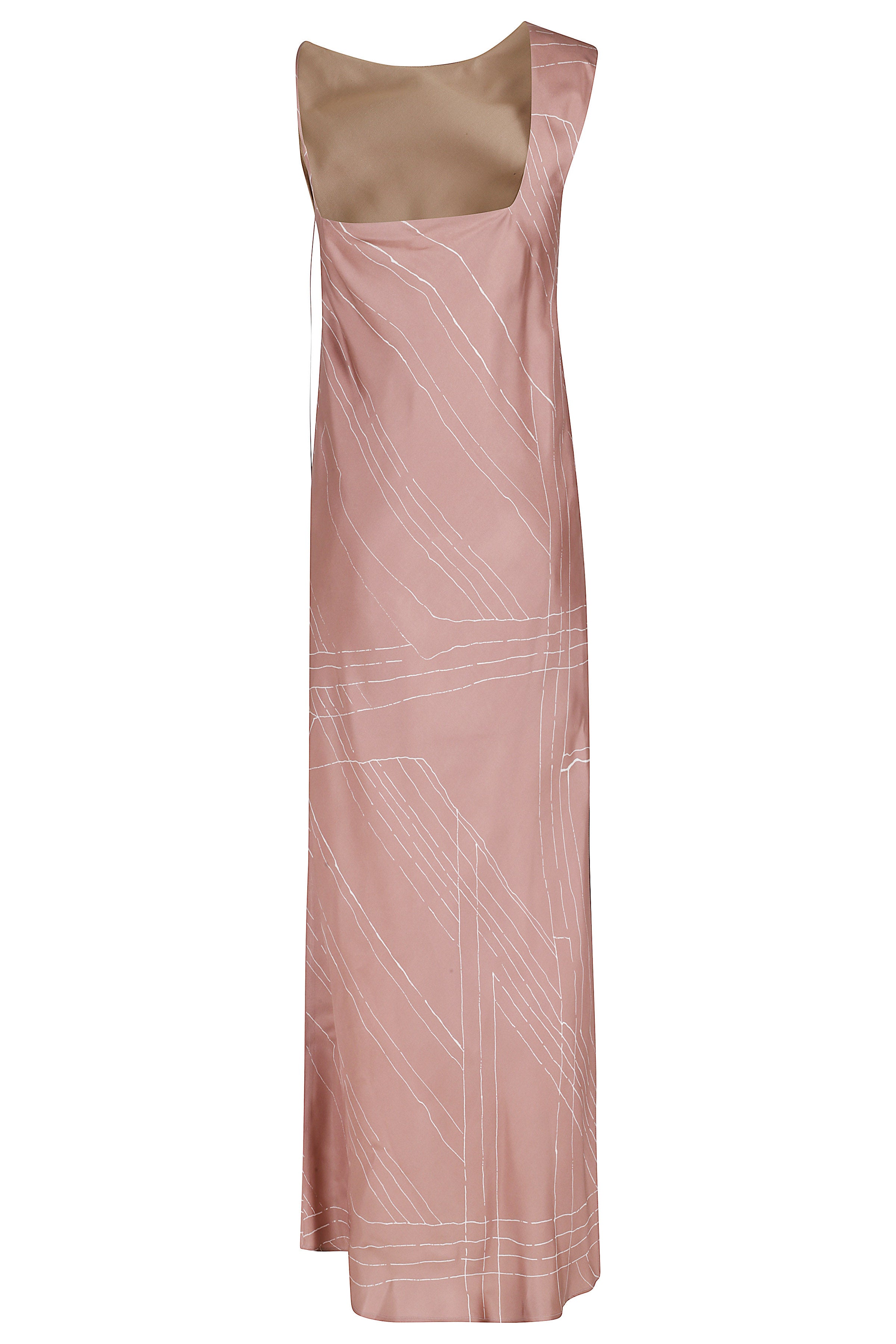 Abito Foundation Asimmetrico Pink & Purple Silk