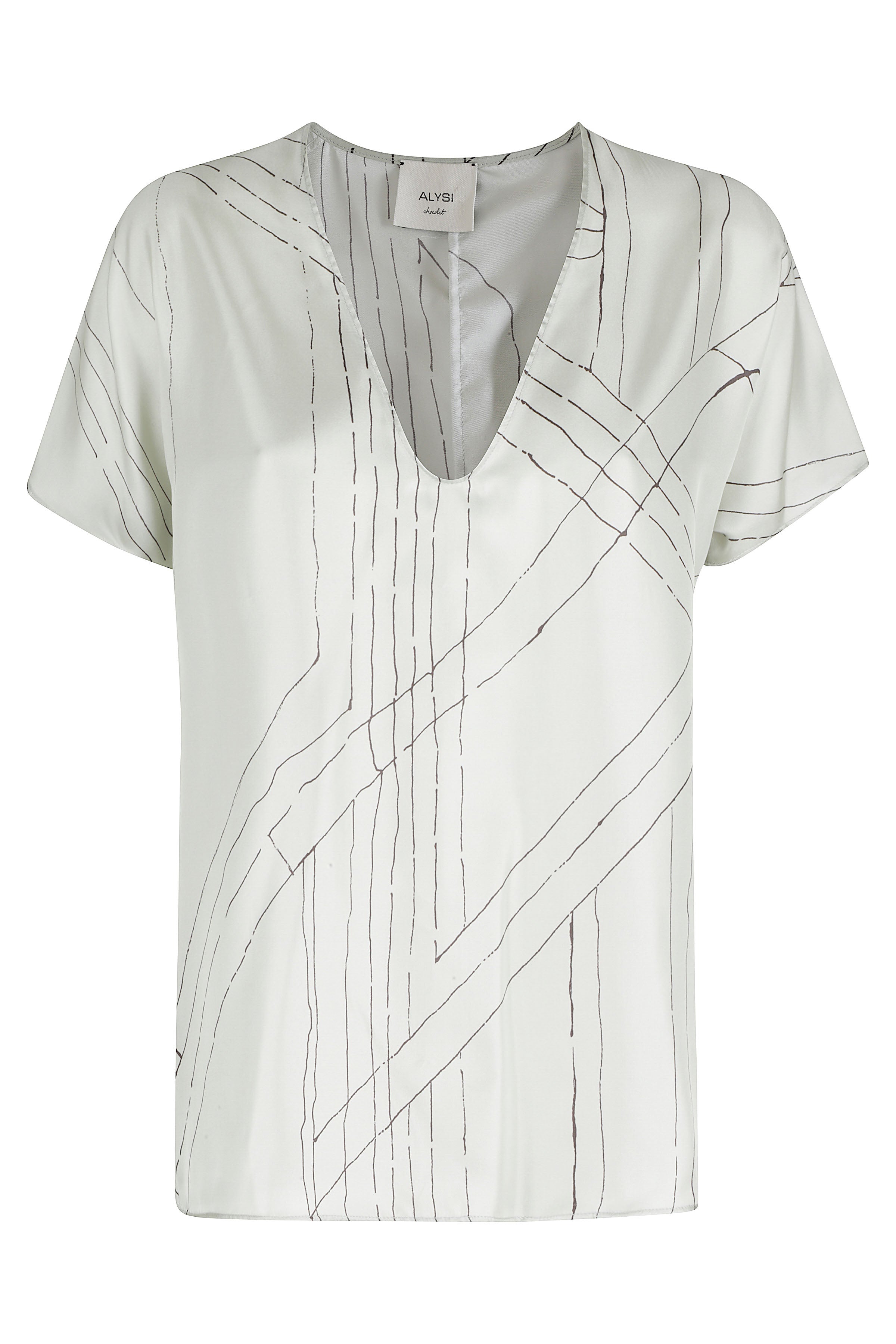Blusa Foundation Regular Sv Green Silk Camicia