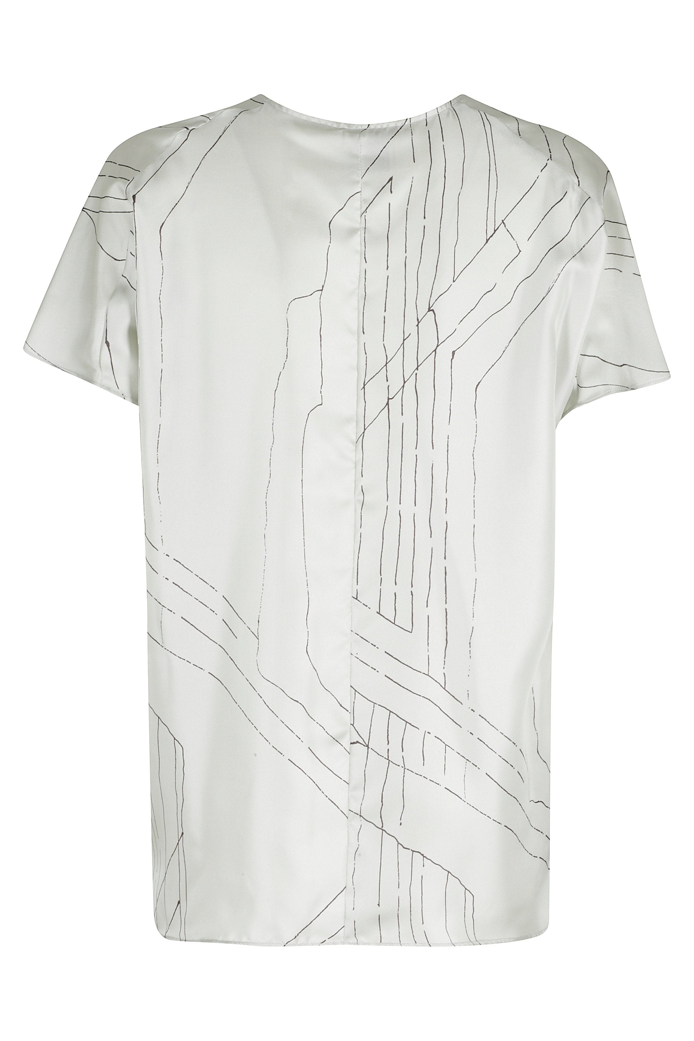 Blusa Foundation Regular Sv Green Silk Camicia