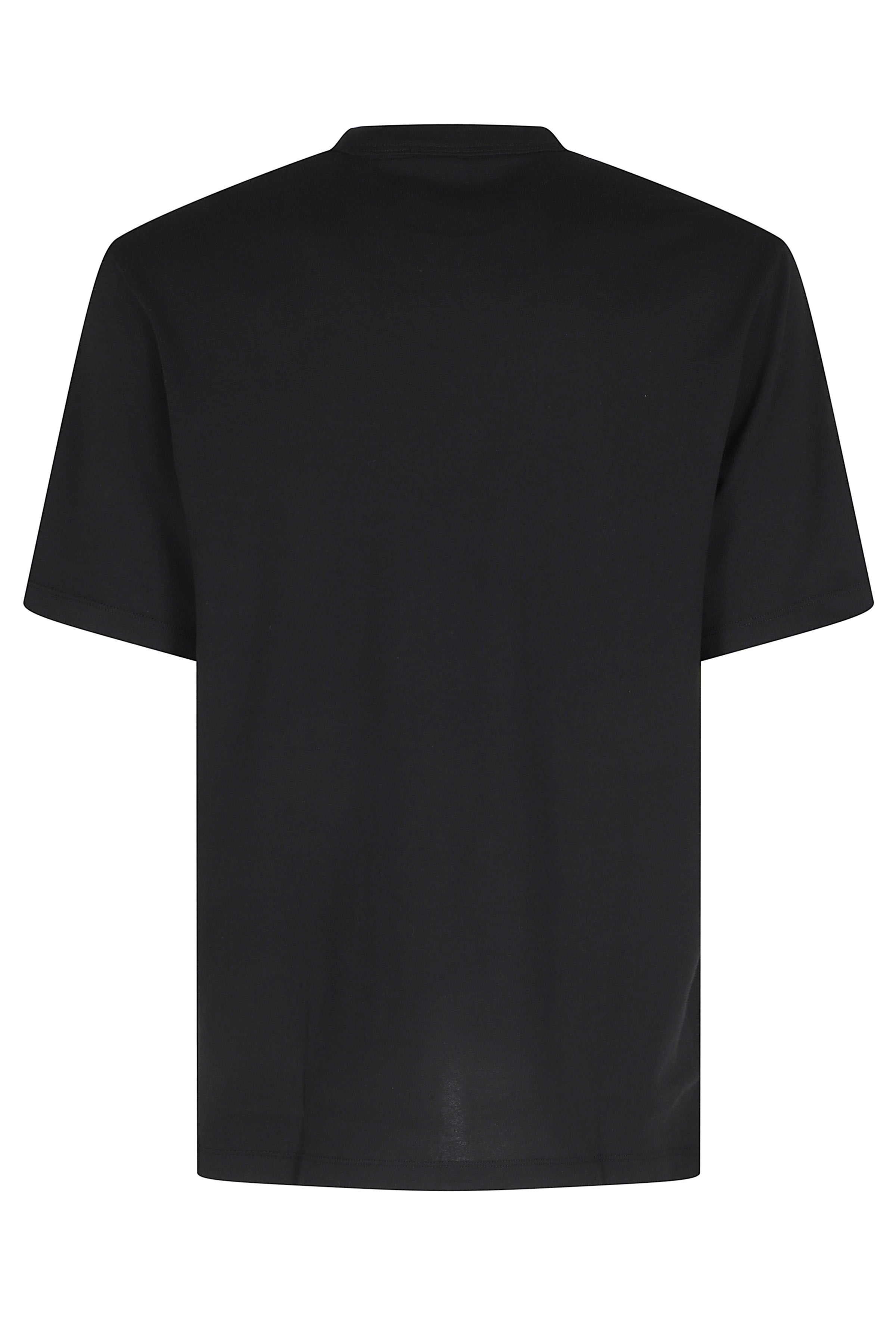 H Taut 15 Black Cotone T-shirt