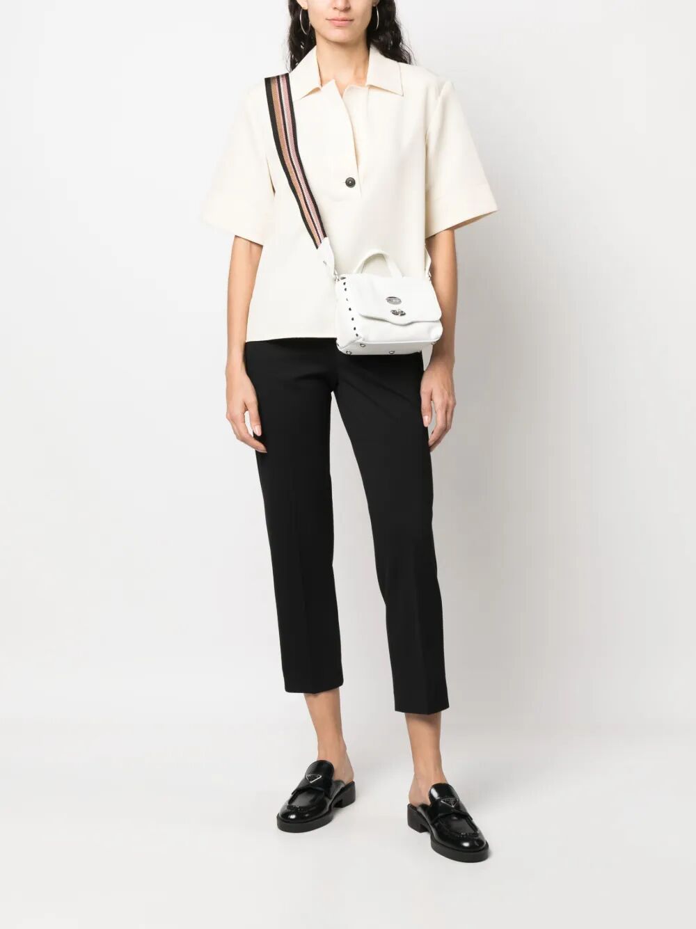 Postina Daily Giorno Bianco Latte White Calf Leather | Bag