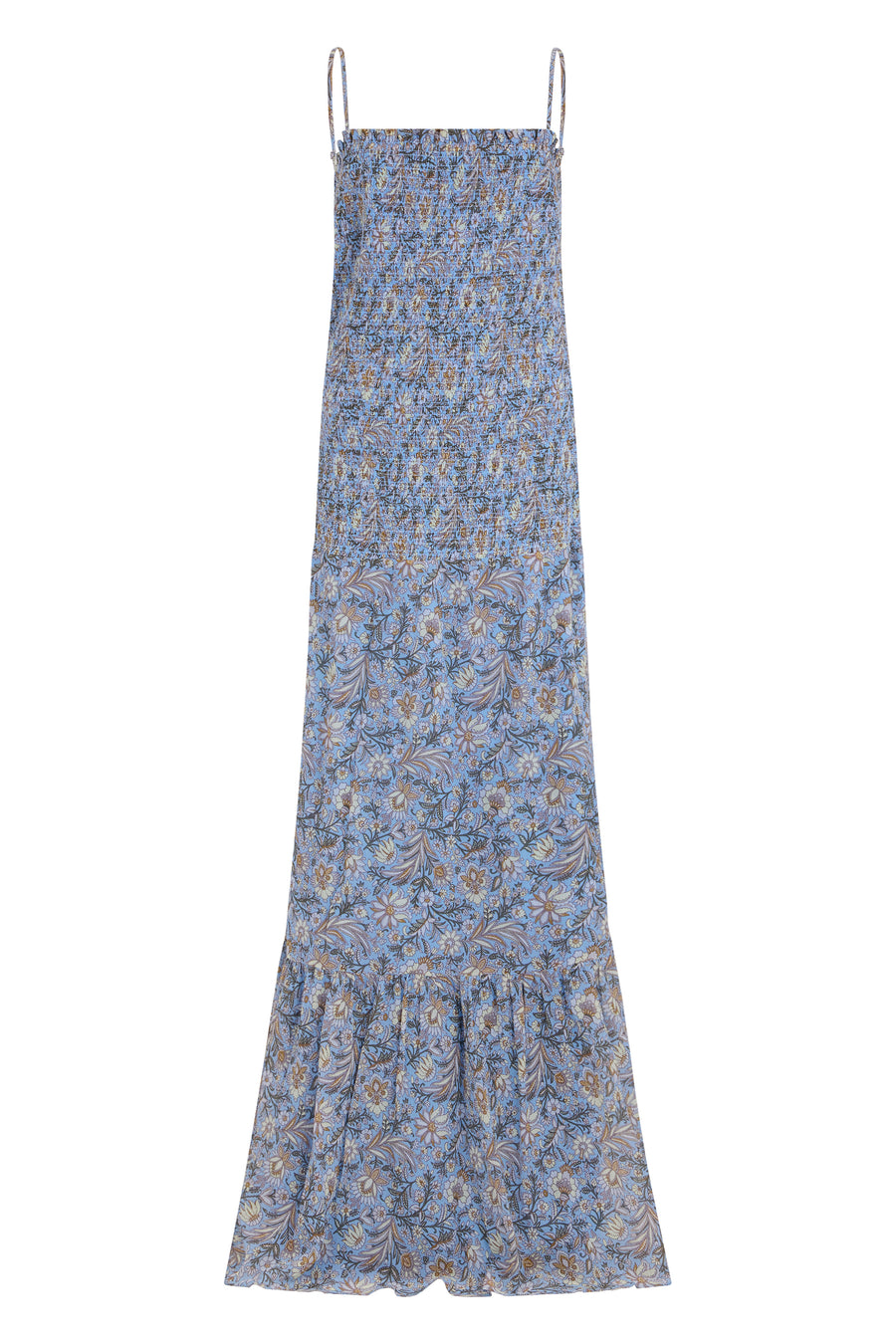 Long Dress Blue Jay Multi Viscose