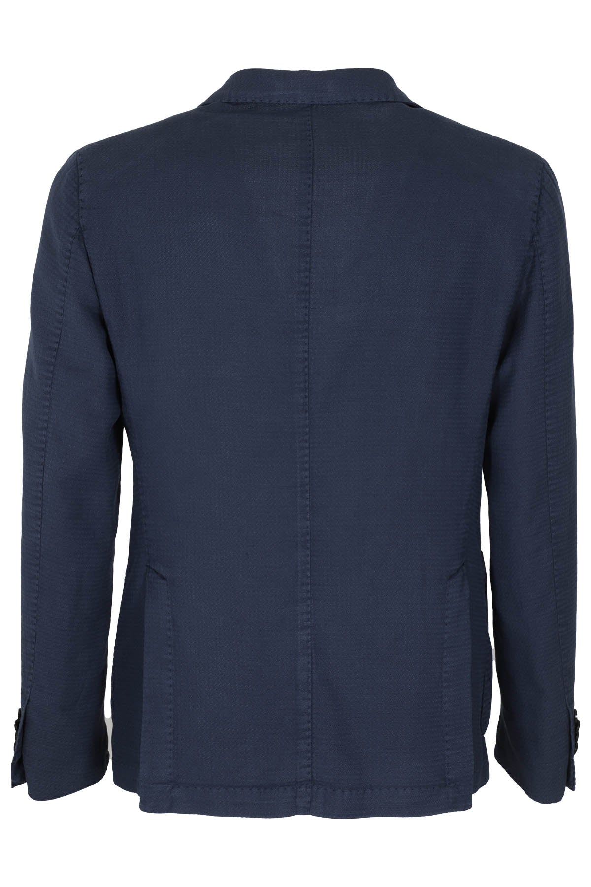 Cot Ramie Lyoc Operata Blue Cotone Lyocell Giacca