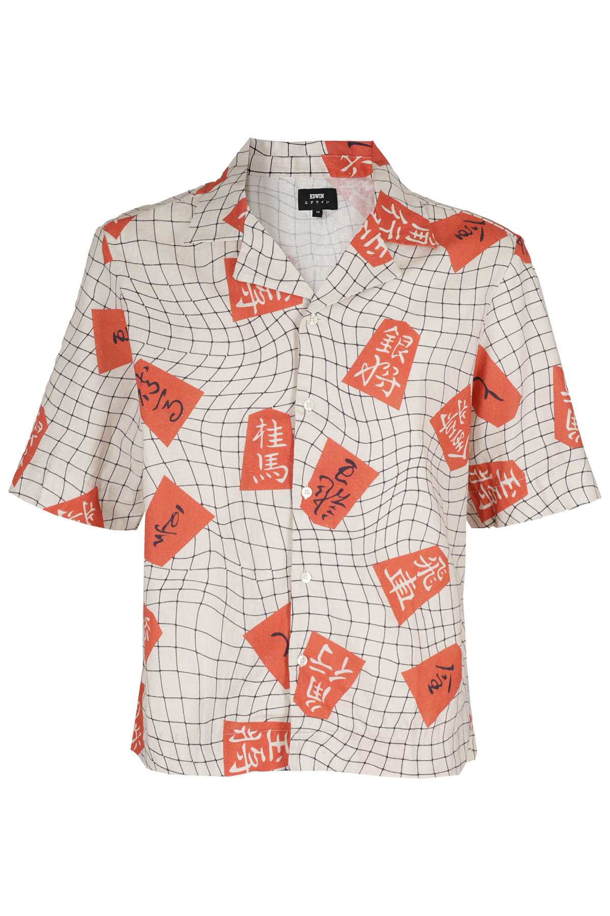Shogi Shirt Ss Multicolour Lino Cotone Camicia