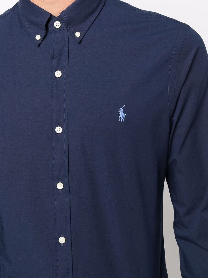 Slbdppcs-Ls- Shirt Blue Camicia