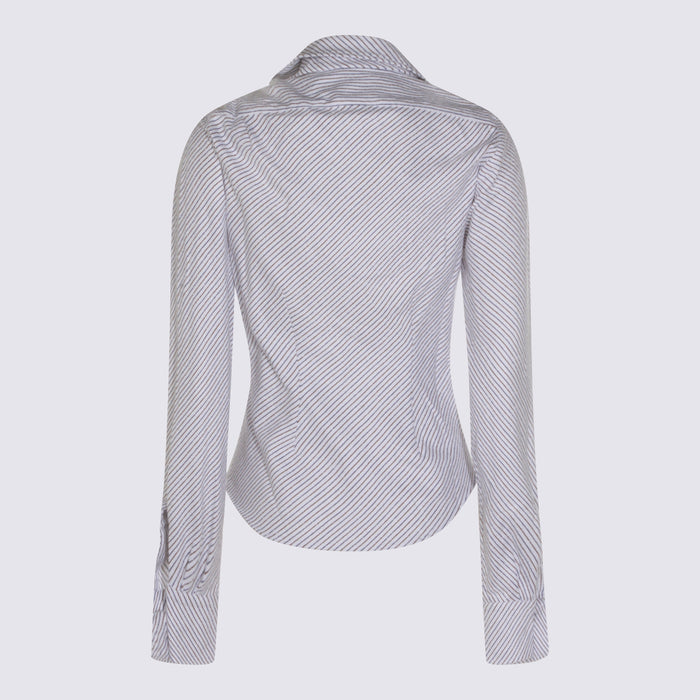 Vivienne Westwood Shirts Blue/brown _co Pa