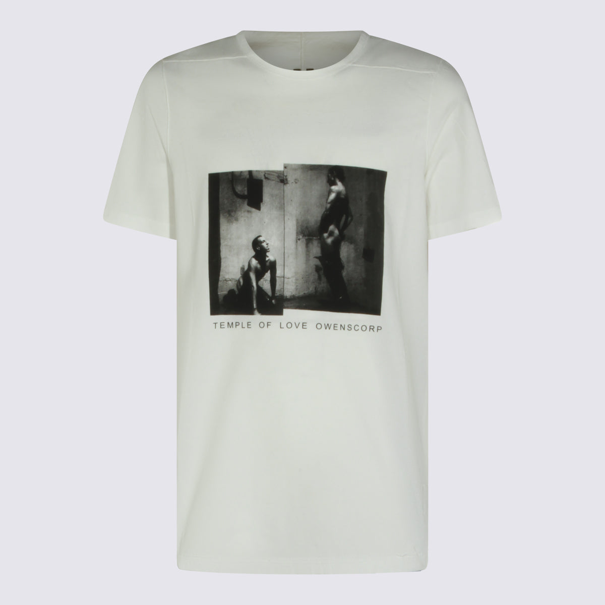 Rick Owens Drkshdw T-Shirts And Polos Milk-black _co