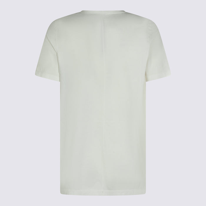 Rick Owens Drkshdw T-Shirts And Polos Milk-black _co