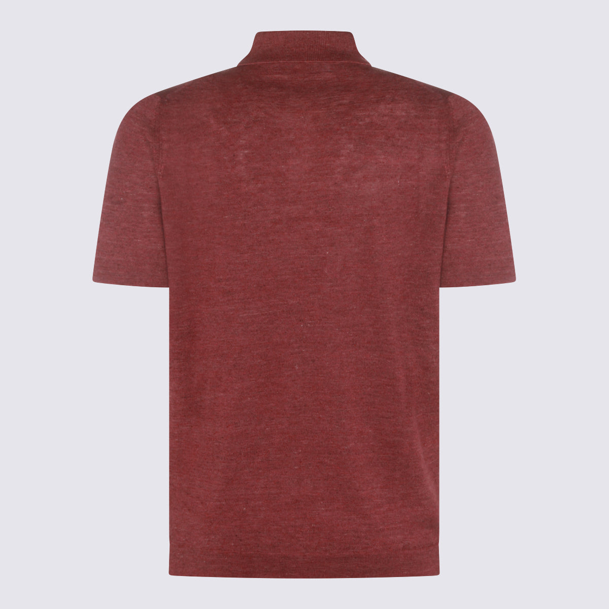 Brunello Cucinelli T-shirts and Polos Burgundy _li Co