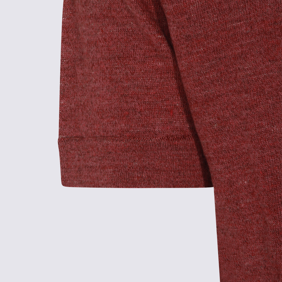 Brunello Cucinelli T-shirts and Polos Burgundy _li Co