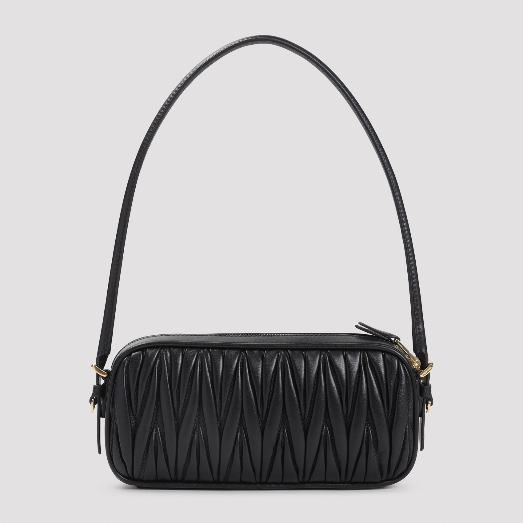 Lamb Leather Pouch Black Smallleathergoods