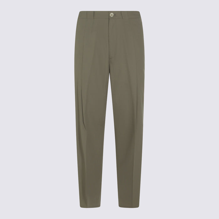 Brunello Cucinelli Trousers Olive Green _co