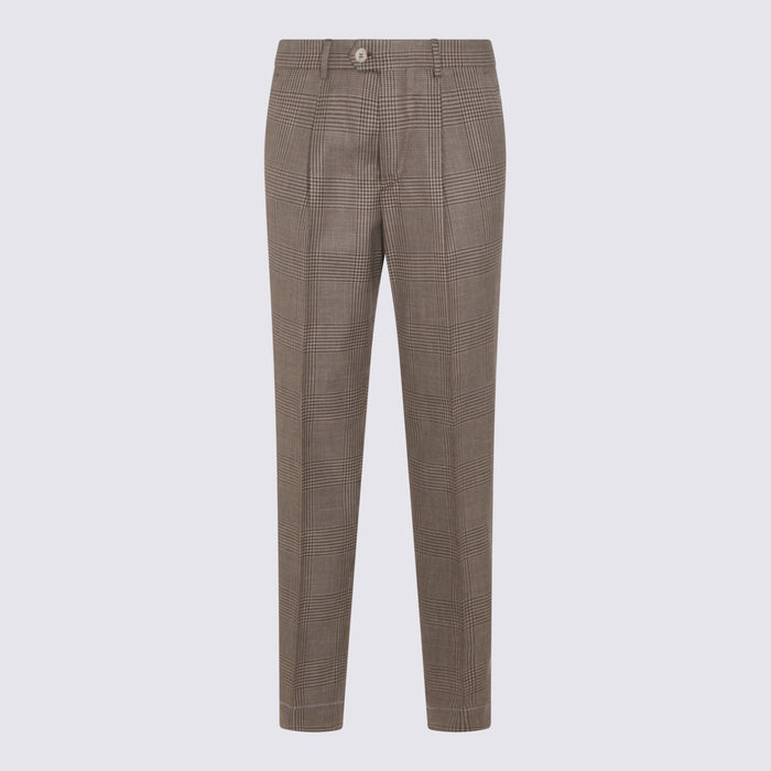 Brunello Cucinelli Trousers Brown _wv Se Li