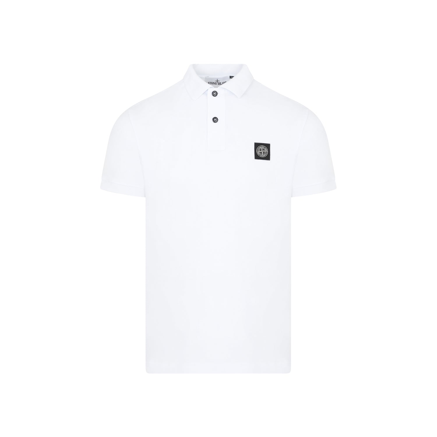 Cotton Polo White Elastan