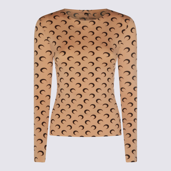 MARINE SERRE Top Brown _pa Ea