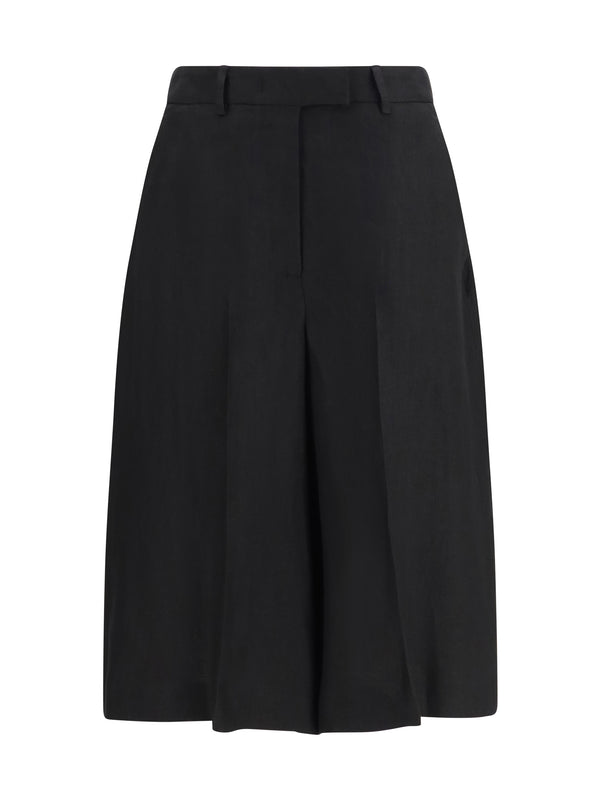 Lardini 64% Viscose; 36% Other Fibres bermuda shorts in black