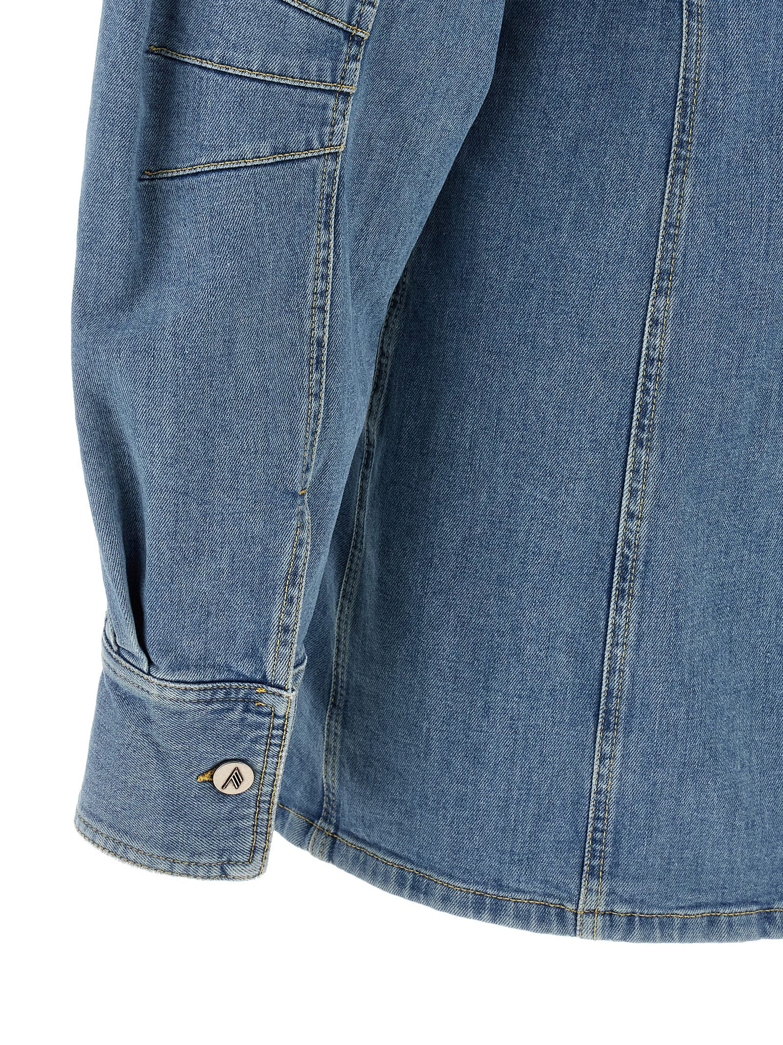 Denim Dress Blue Cotton