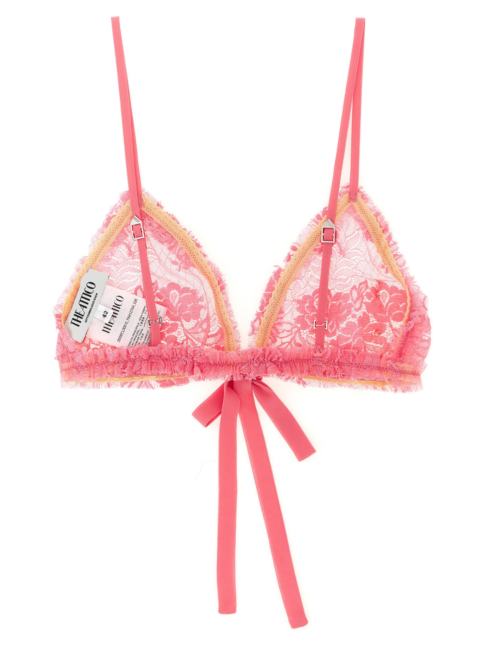 Lace bra Pink Polyamide Intimo