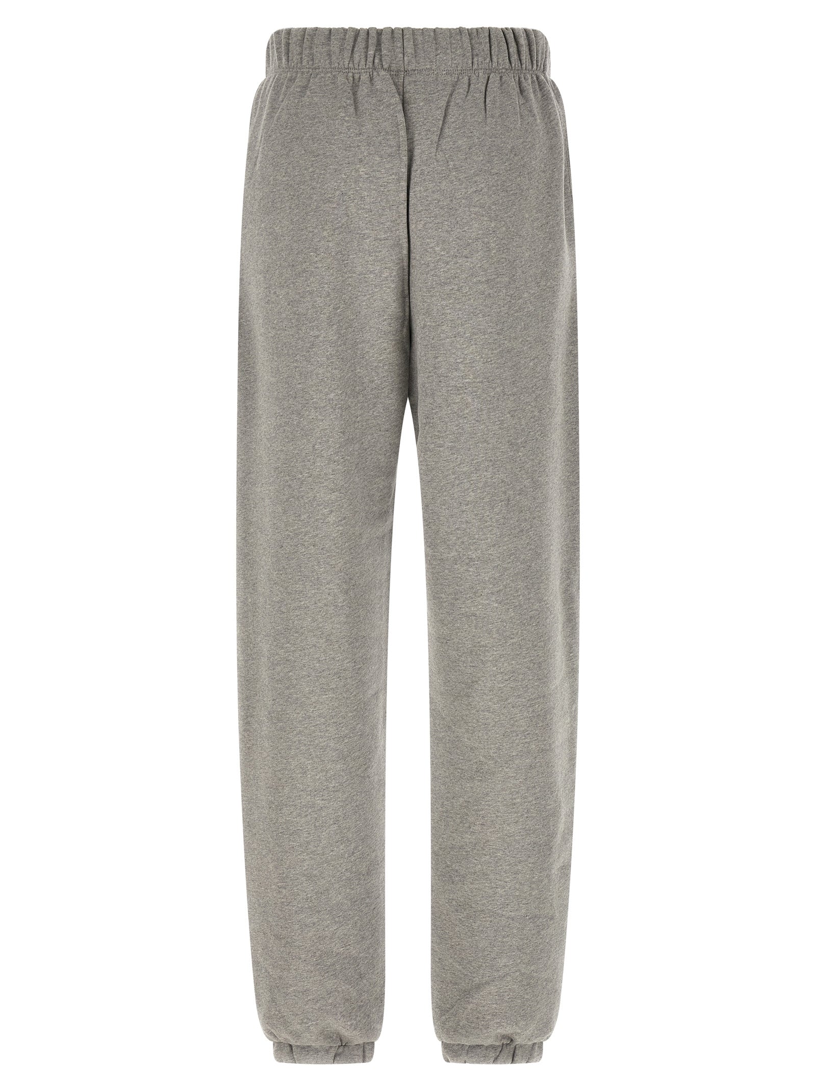 Logo embroidery joggers Gray Cotton Pant