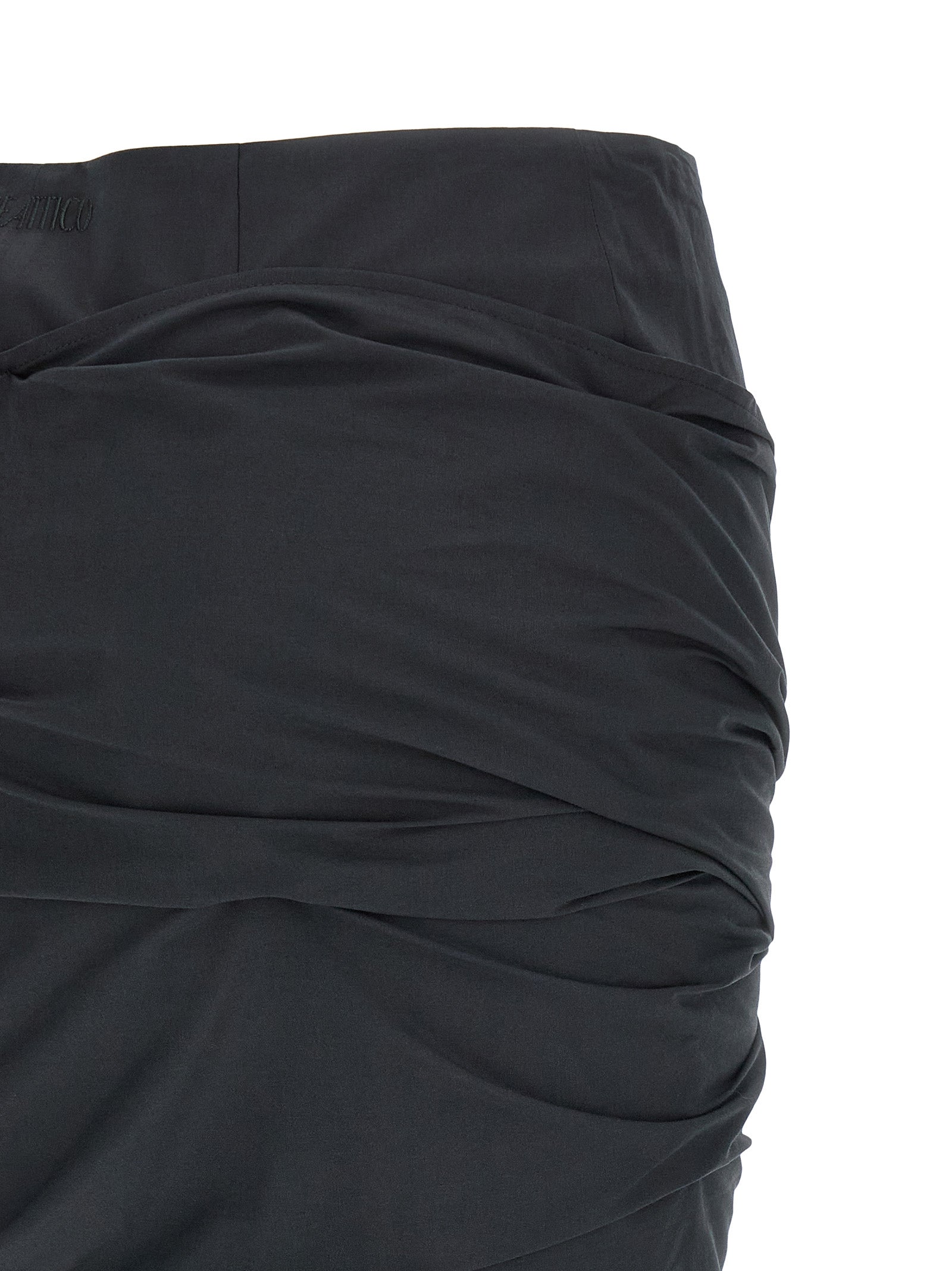 -bow skirt Black Cotton