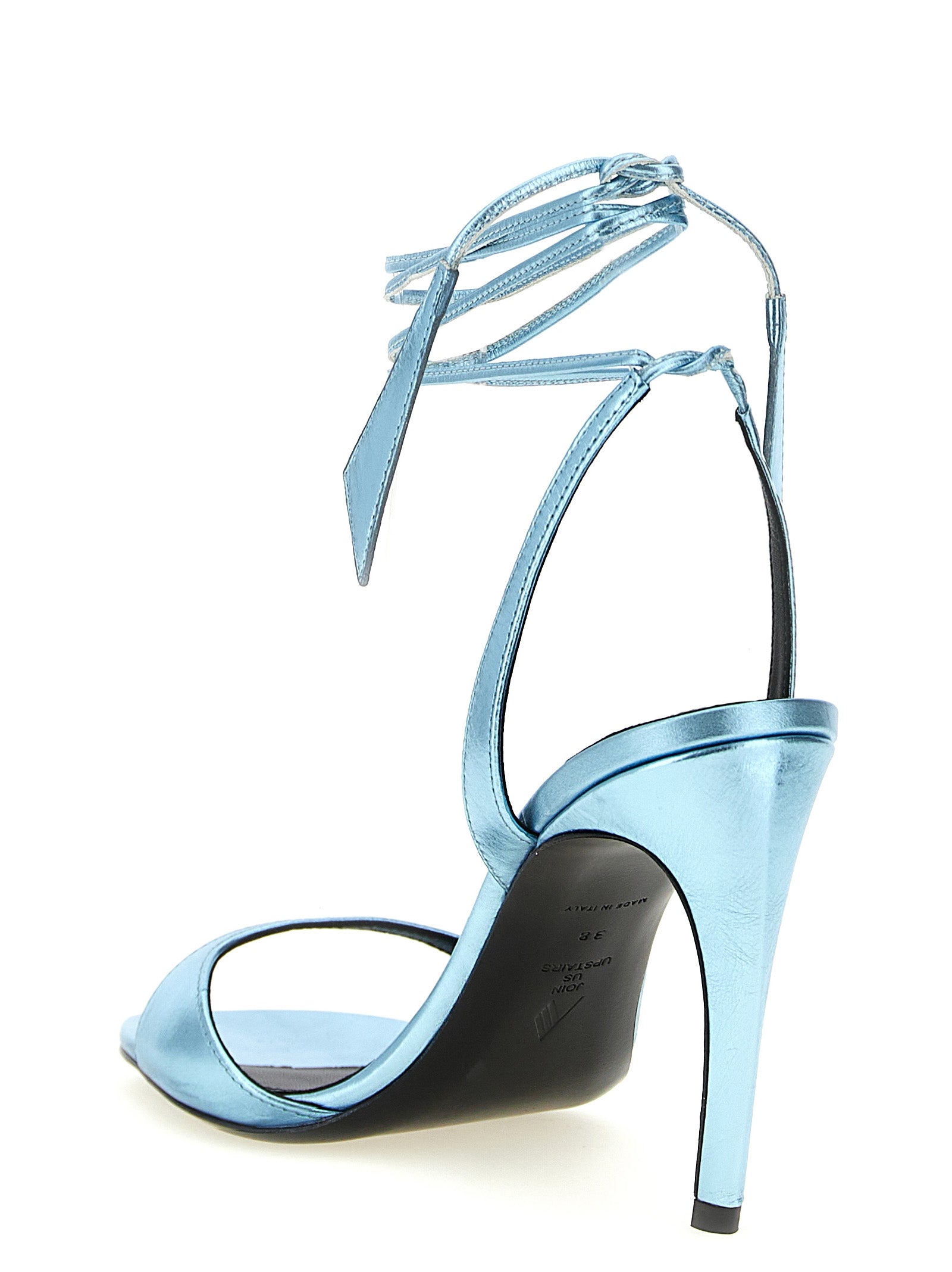 Ora sandals Light Blue Calfskin Leather (bos Taurus)
