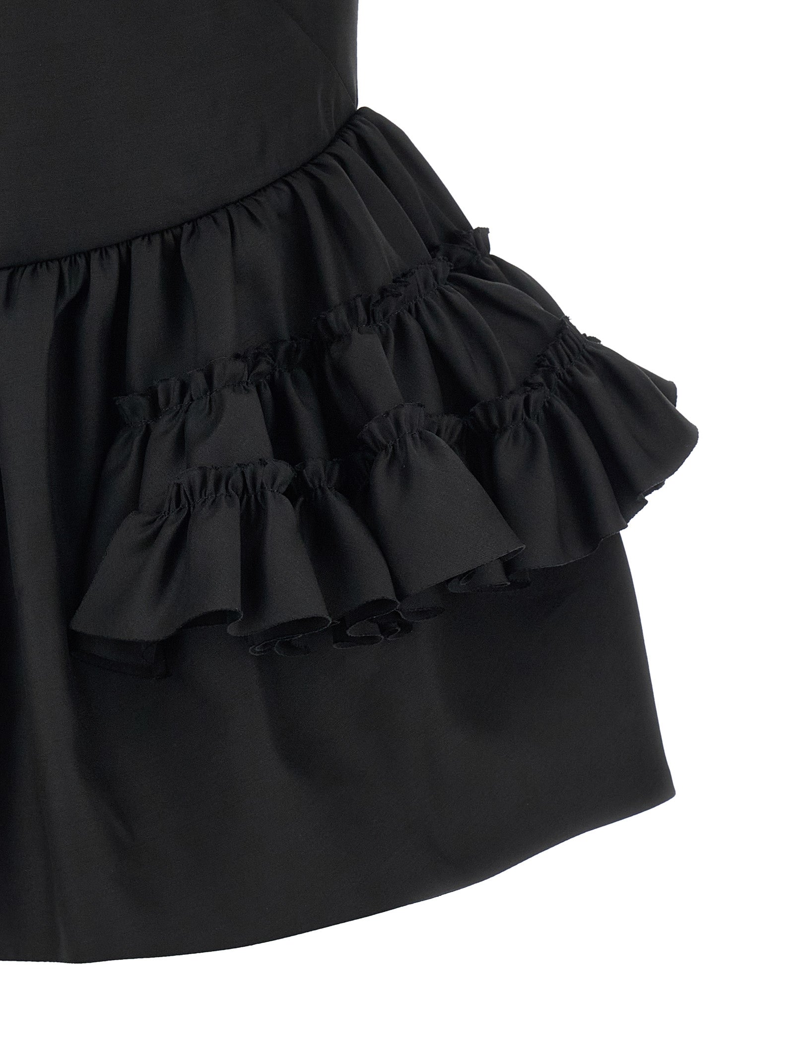 Casey Top Black Wool Tops