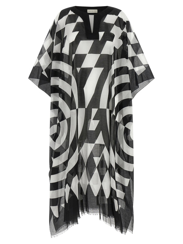 Dries Van Noten Caftan With Print