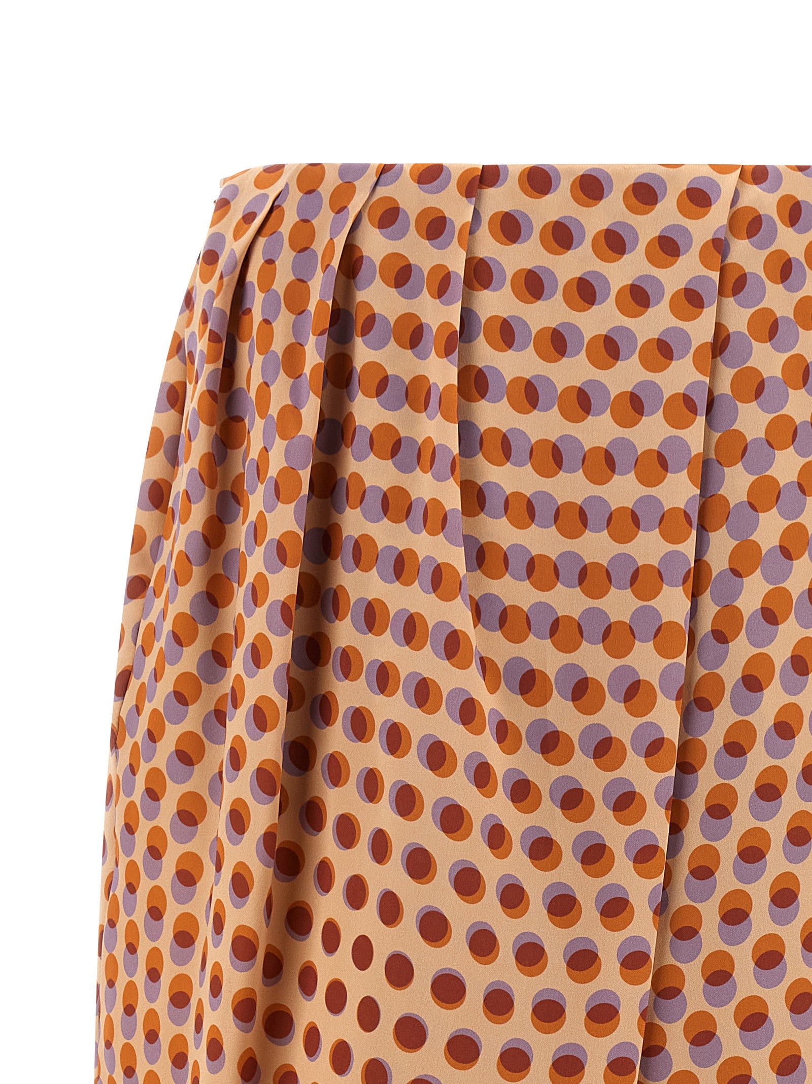 Saronga Bis Skirt Multicolor Silk