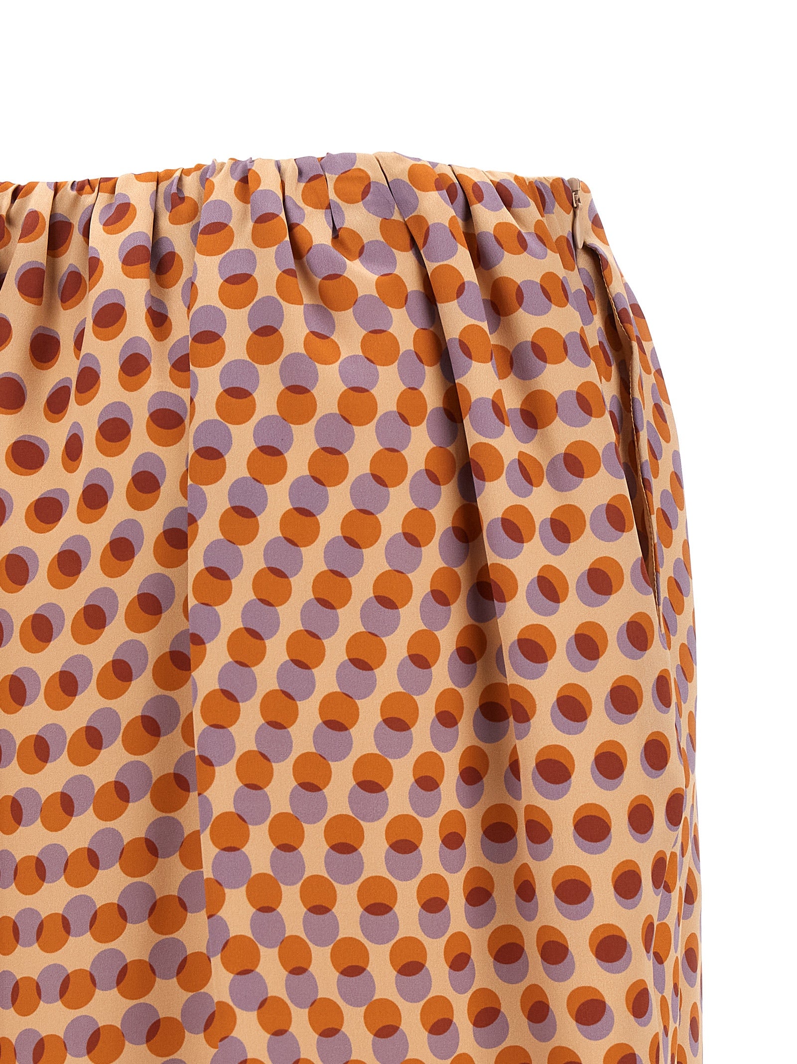 Saronga Bis Skirt Multicolor Silk