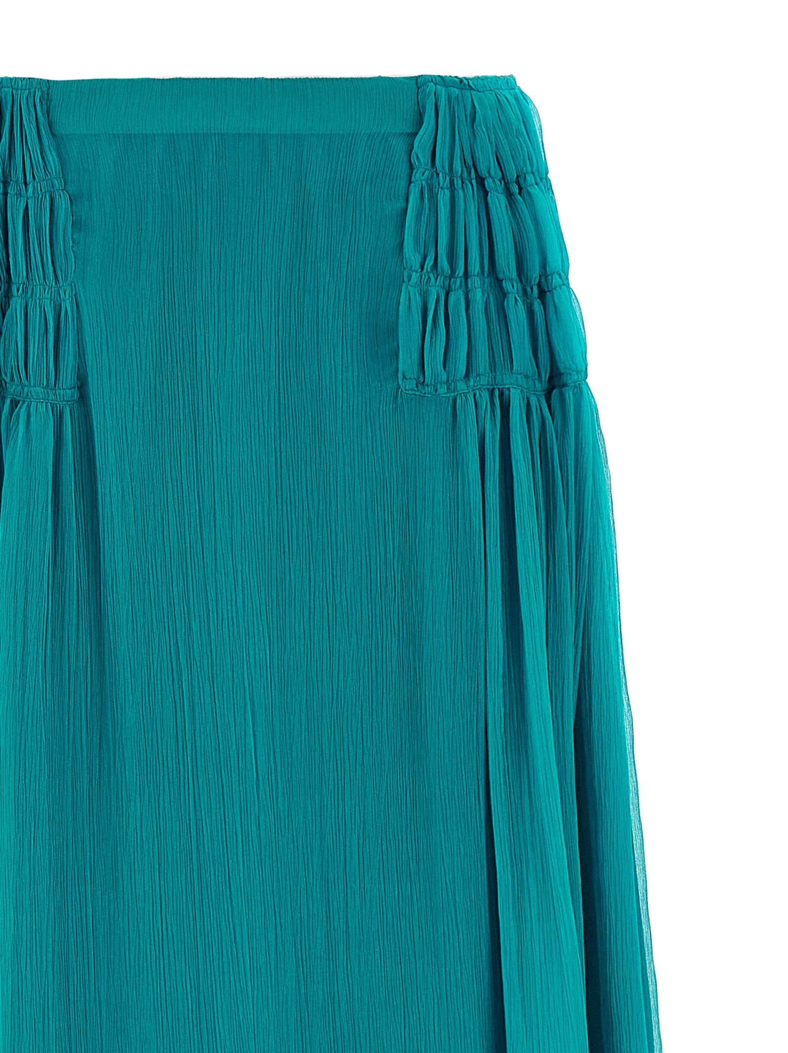 Scarlett Skirt Green Silk