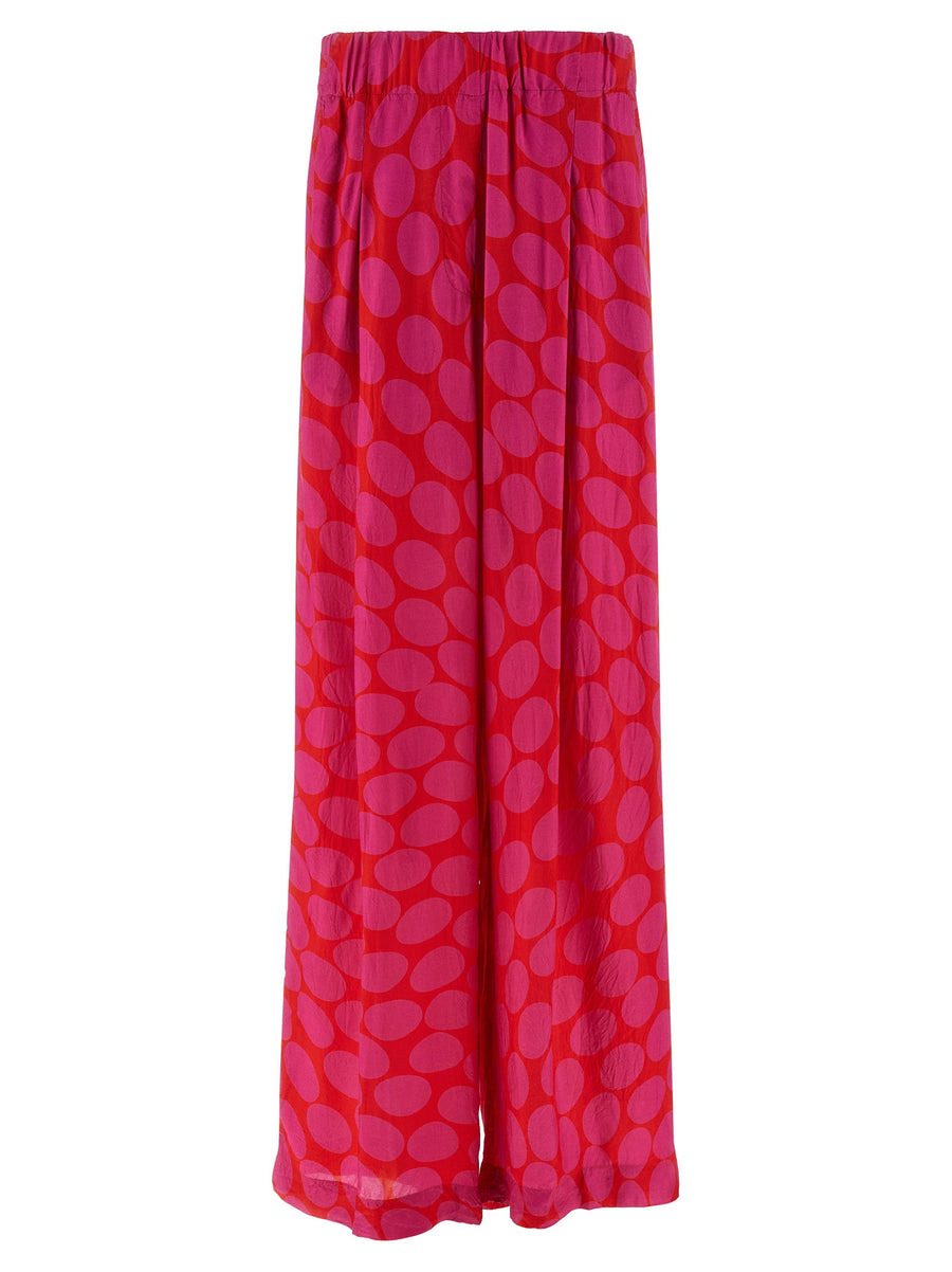 Dries Van Noten Trousers — Red