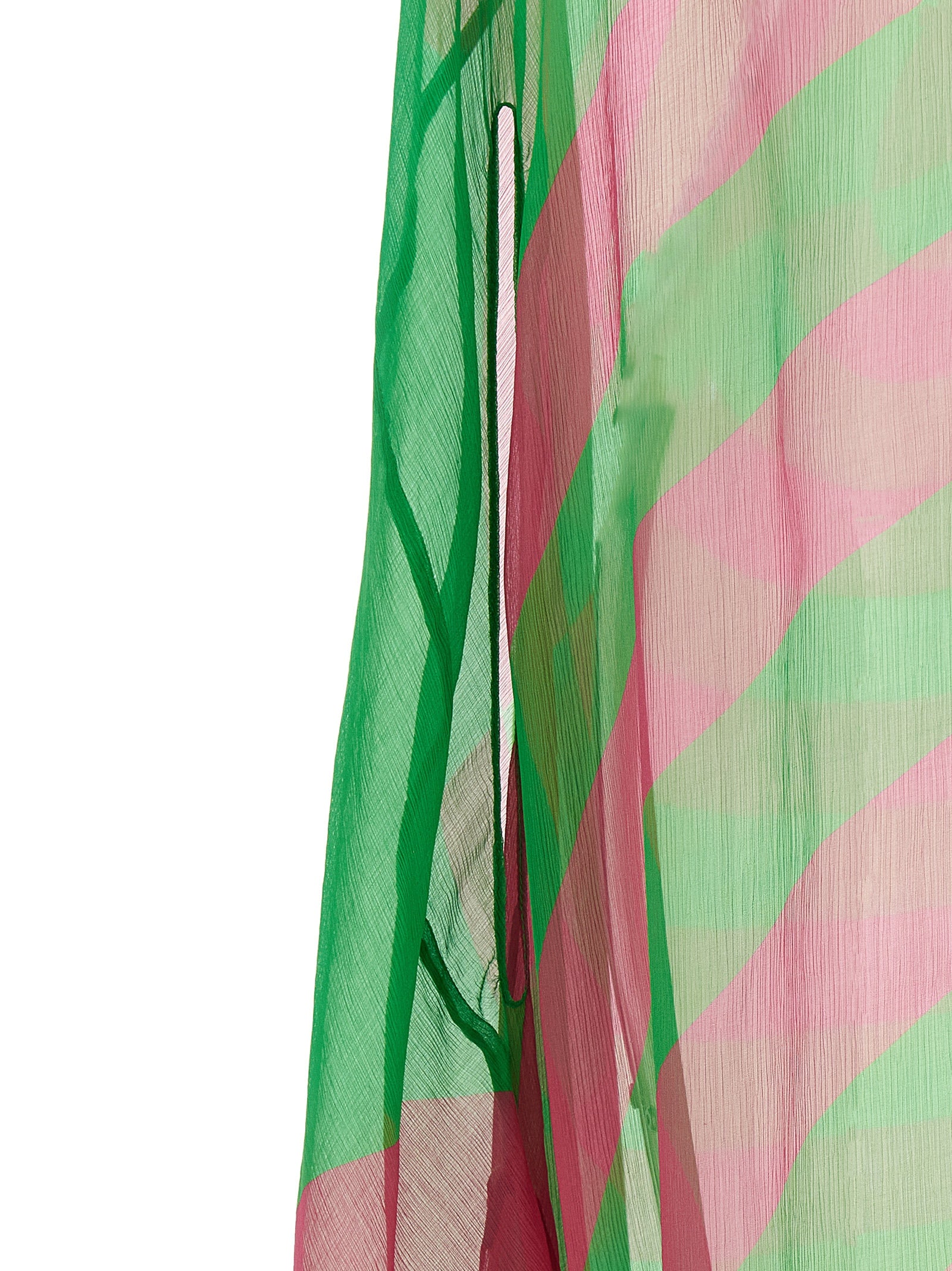 Ducy Dress Green Silk