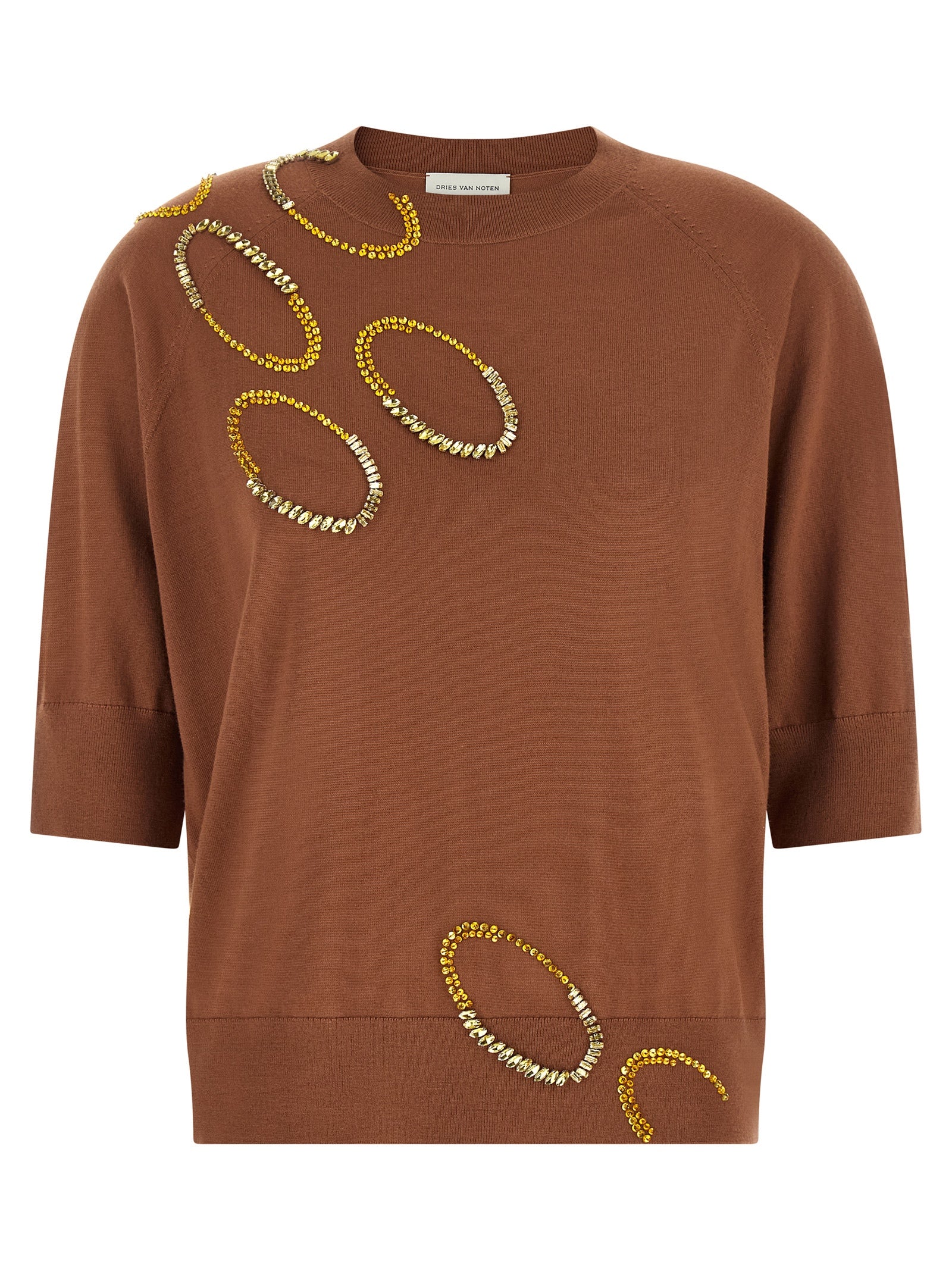 Tuan sweater Brown Merino Wool Sweater, Cardigans