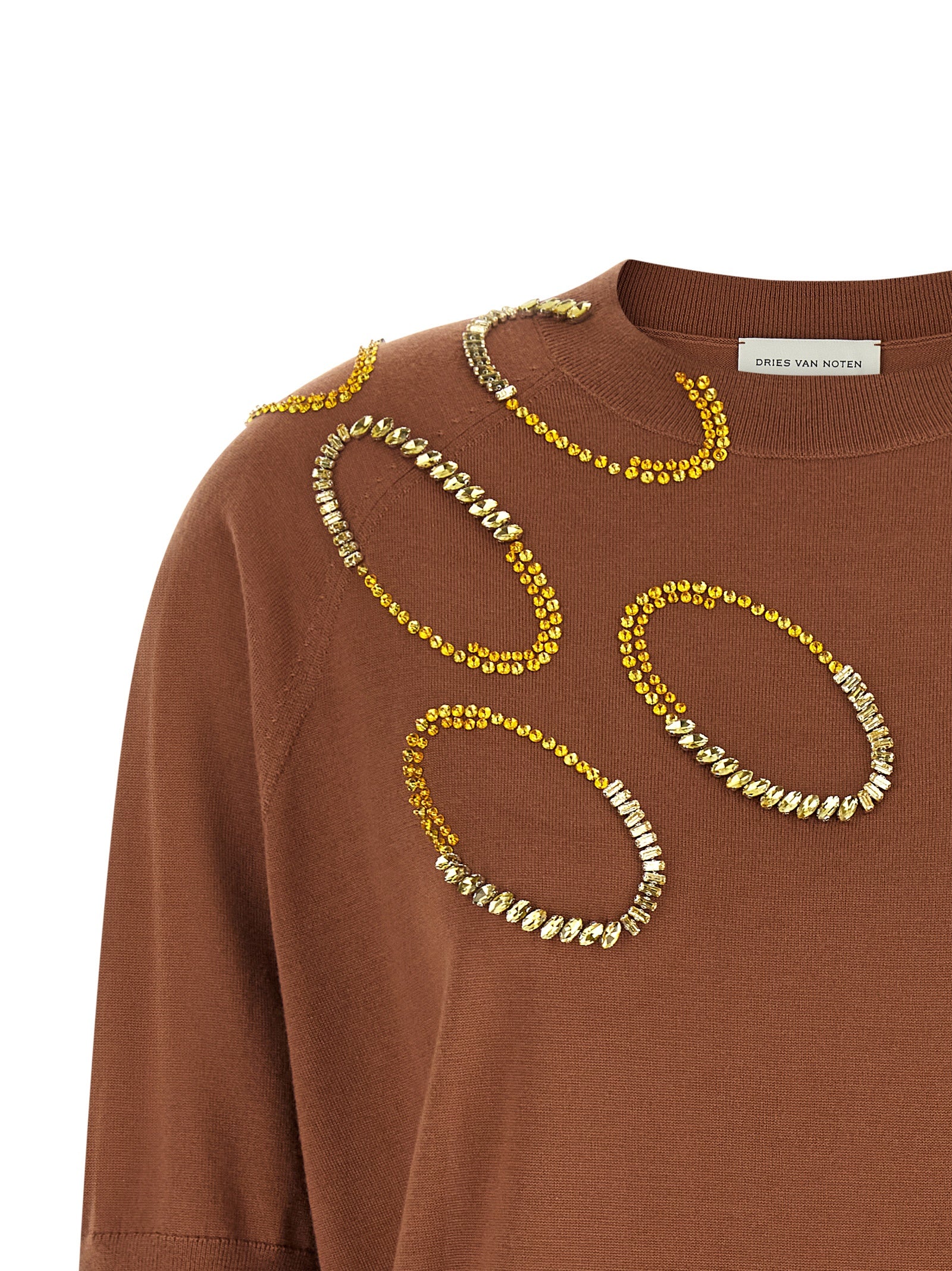 Tuan sweater Brown Merino Wool Sweater, Cardigans
