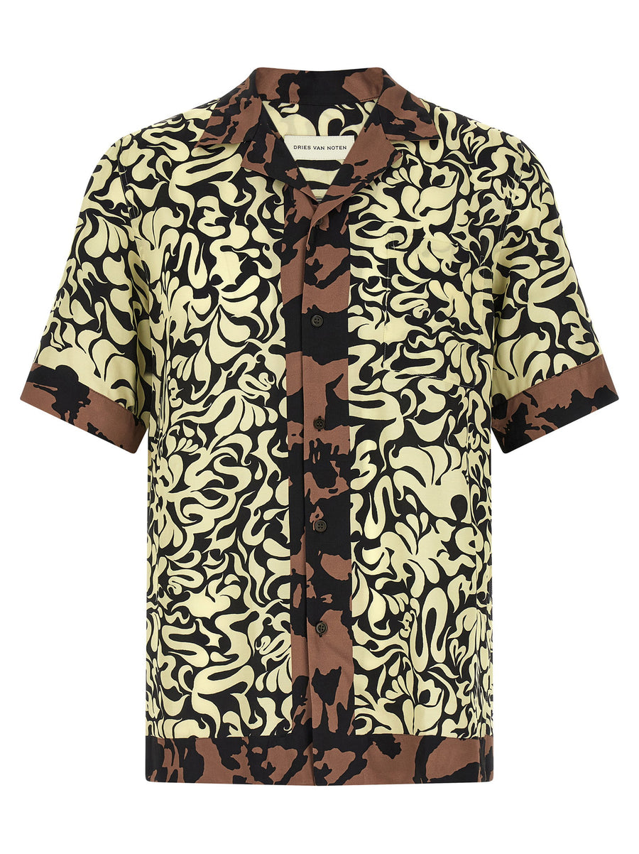 Dries Van Noten Carltone Shirt — Cream
