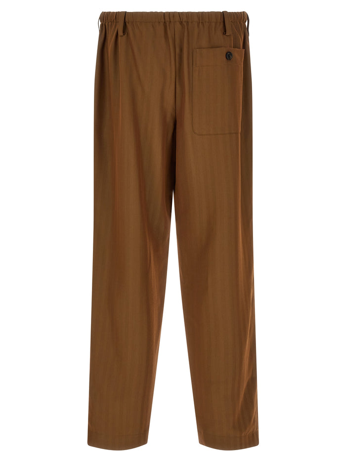 Penny Long Pants Brown Wool