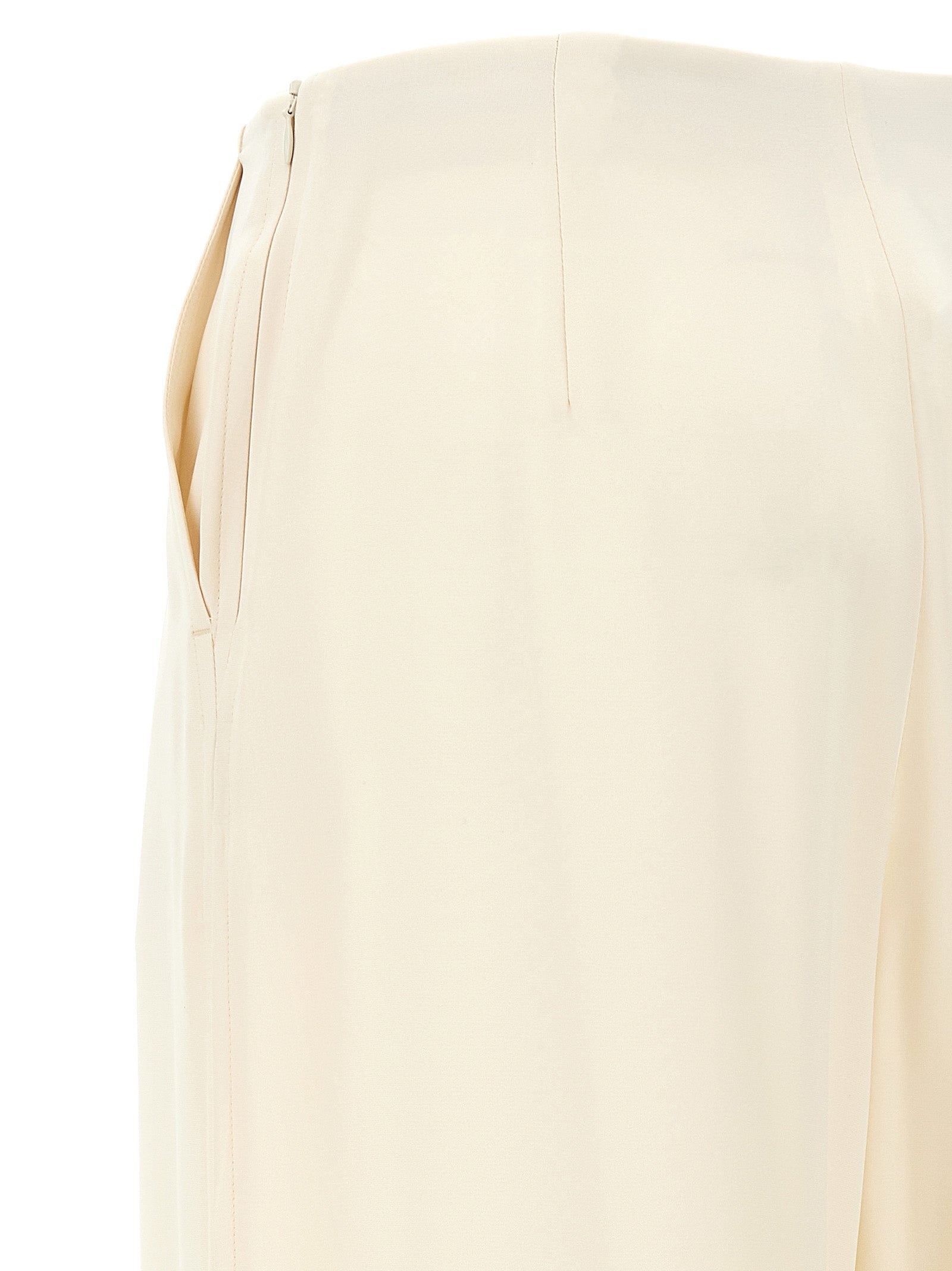 Mxppalude pants White Silk