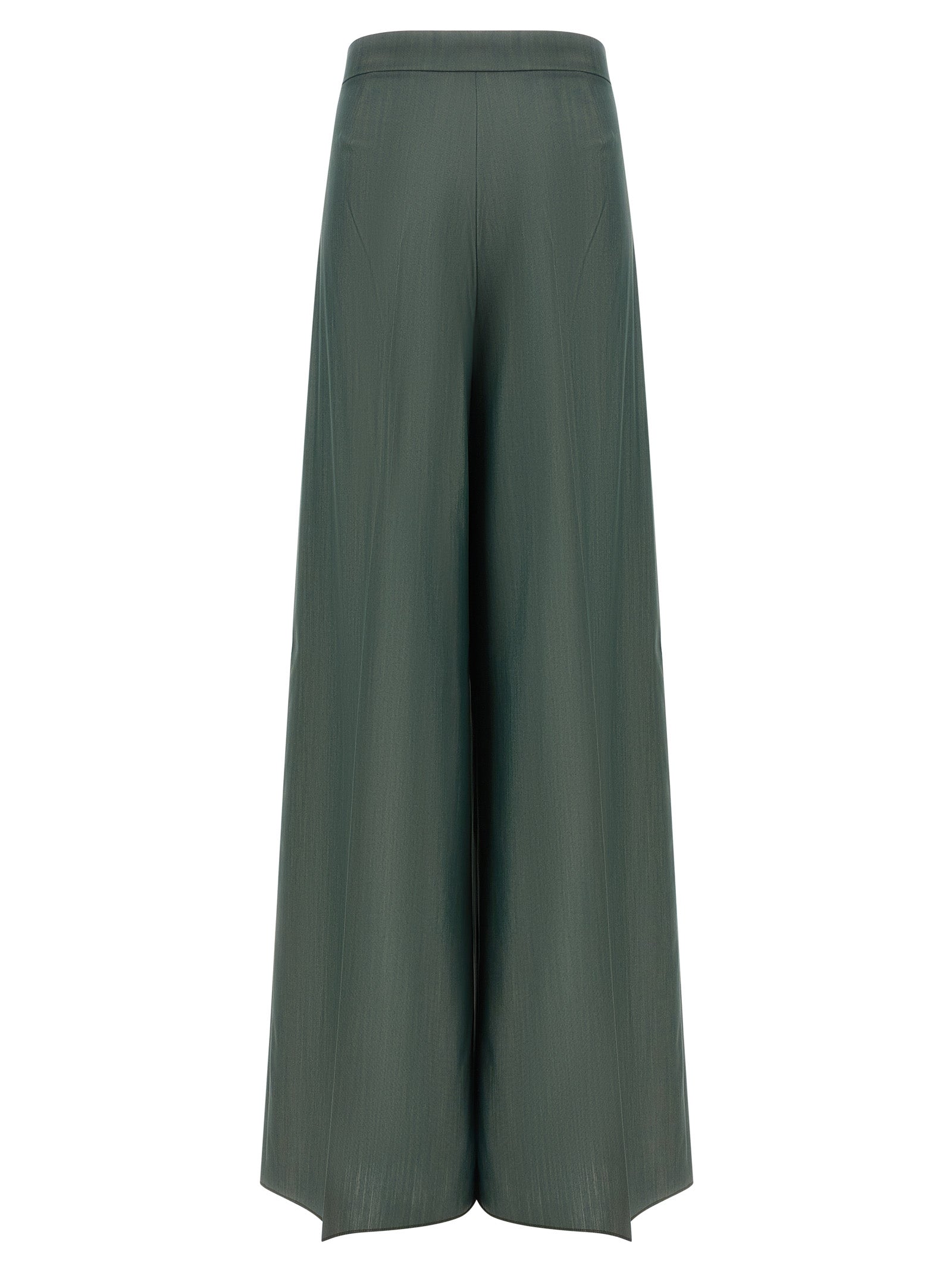 Mxgiallo pants Green Virgin Wool Silk