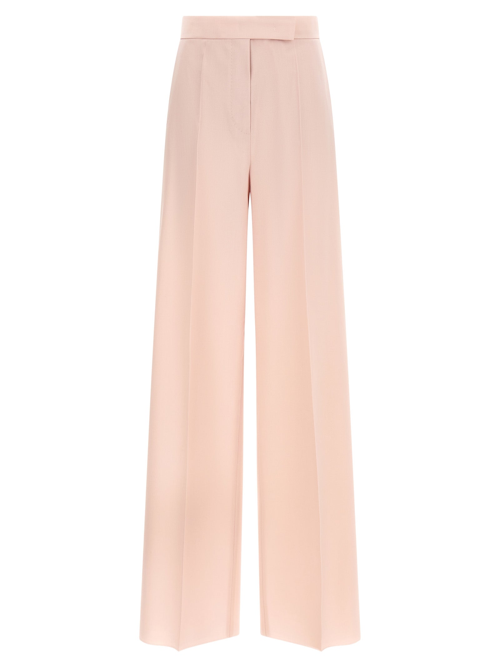 MxmGirone pants Pink Virgin Wool Mohair Silk