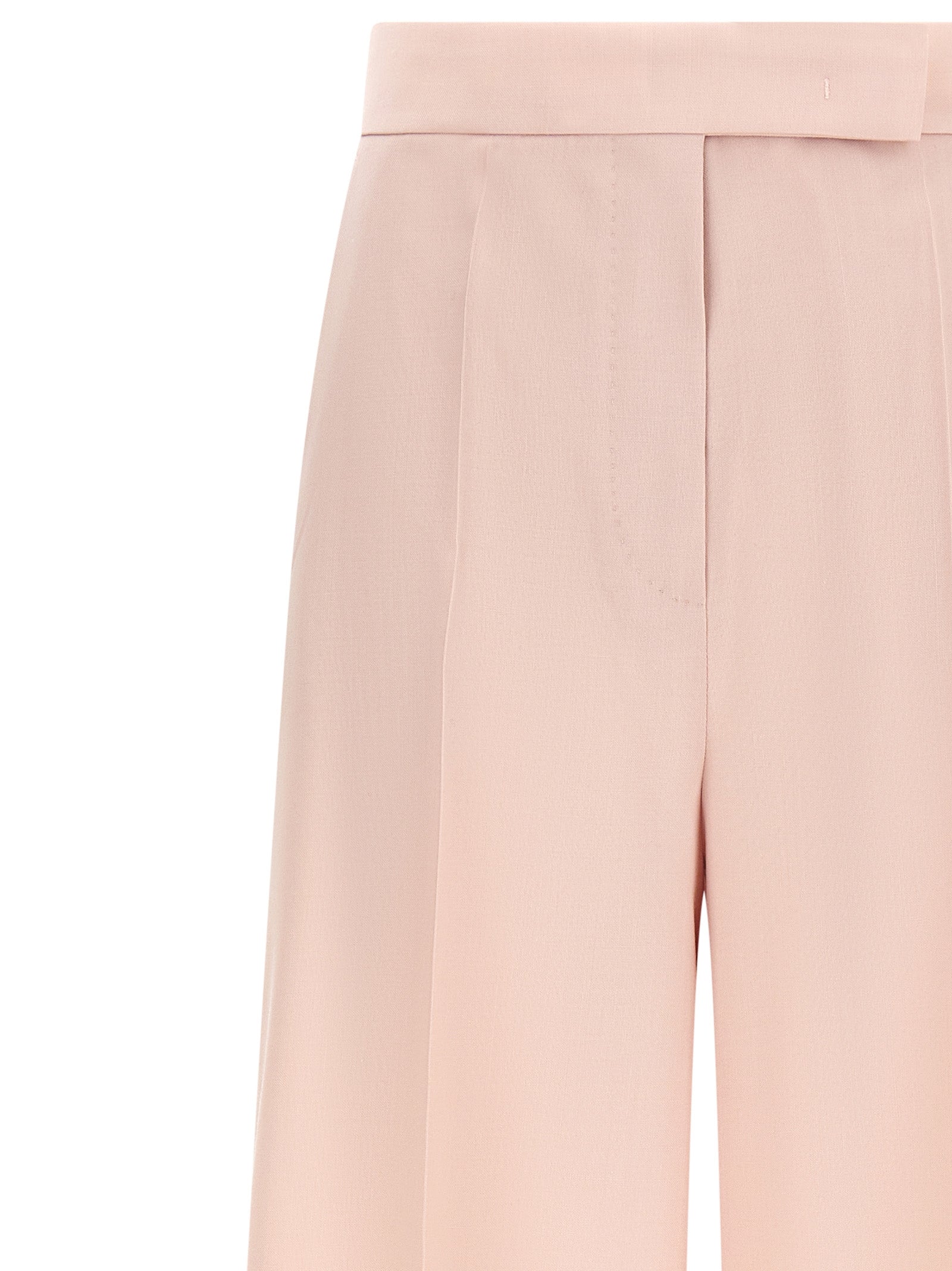 MxmGirone pants Pink Virgin Wool Mohair Silk