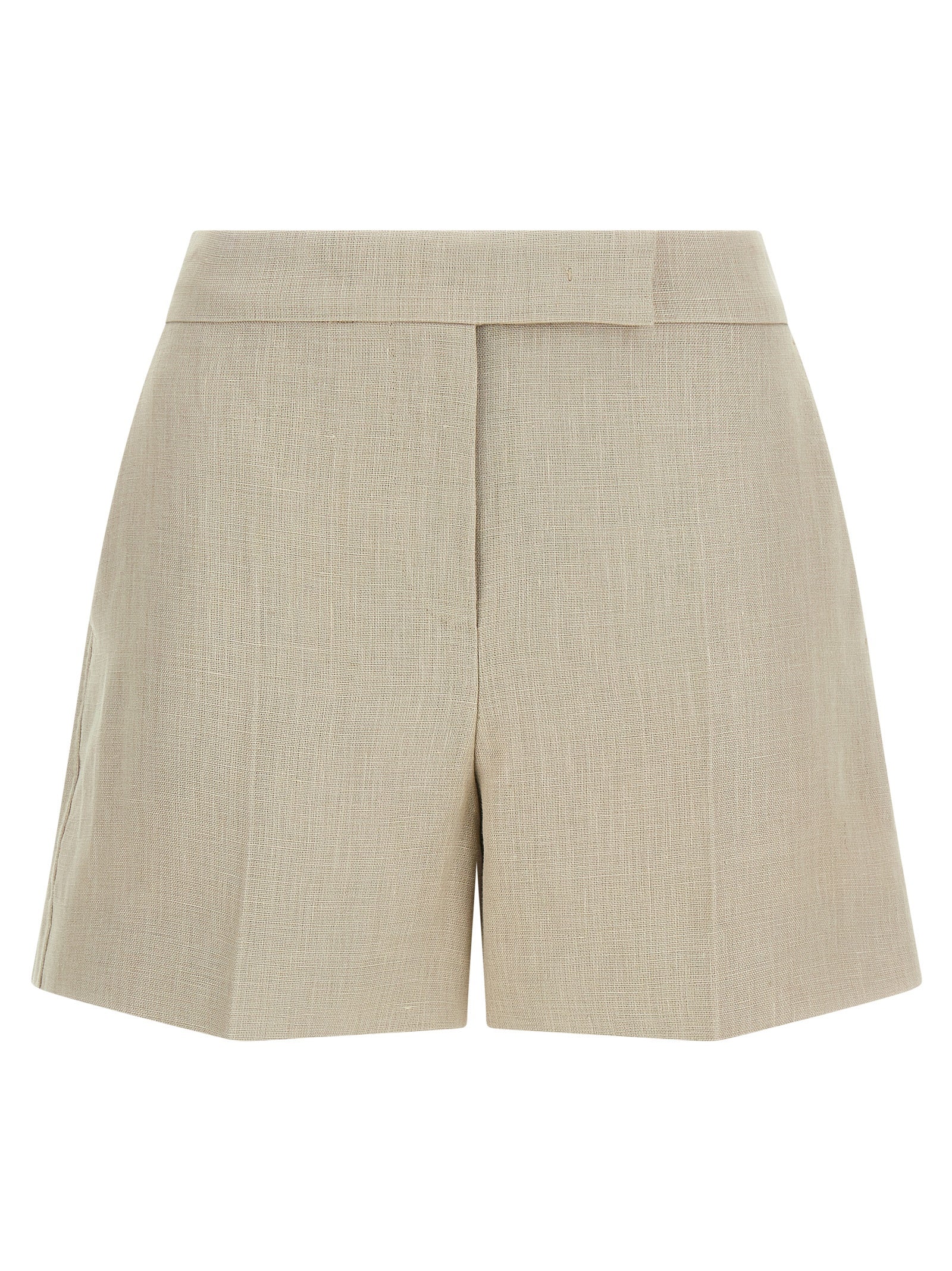 MxsLanda shorts Beige Linen Bermuda