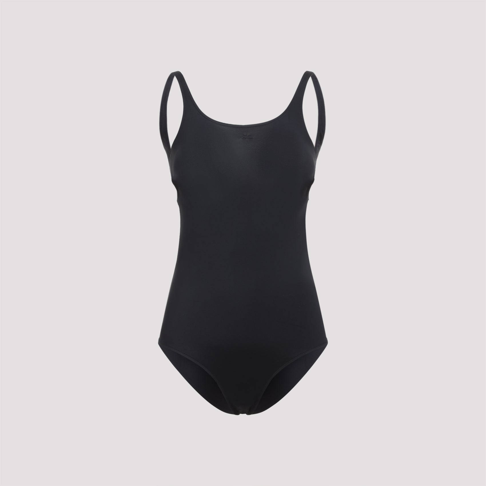 Cut-out One-piece Black Polyamide Elastane Swimwear