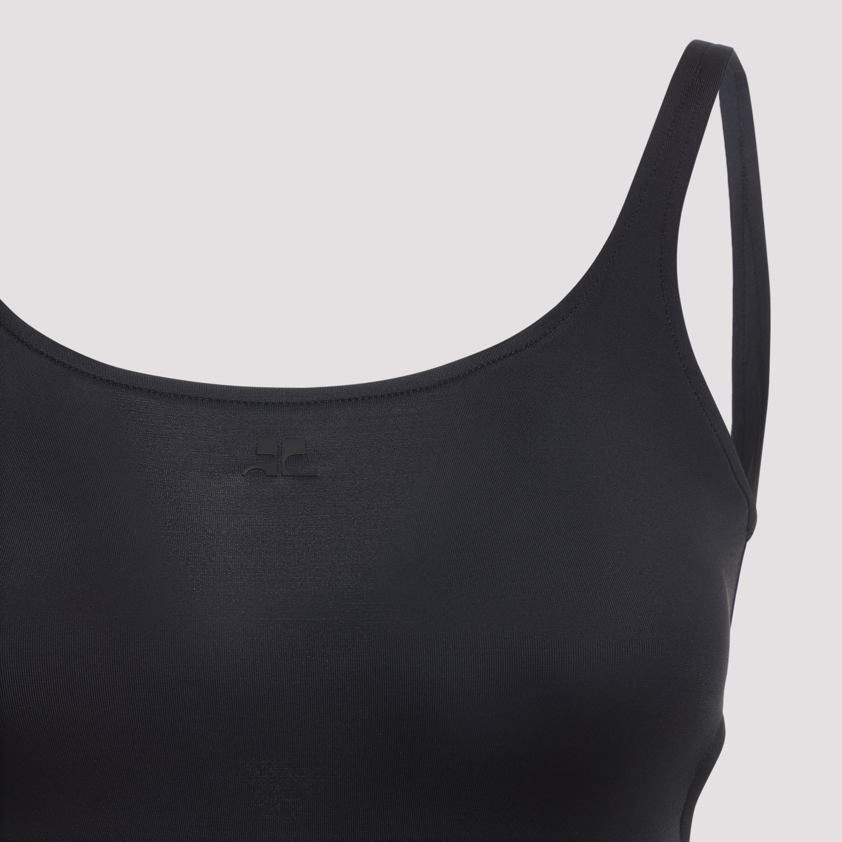 Cut-out One-piece Black Polyamide Elastane Swimwear