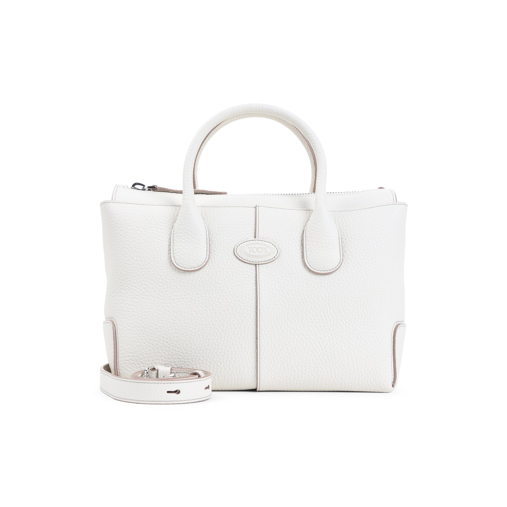 Di Shopping Small Bag Nude & Neutrals Grained Leather