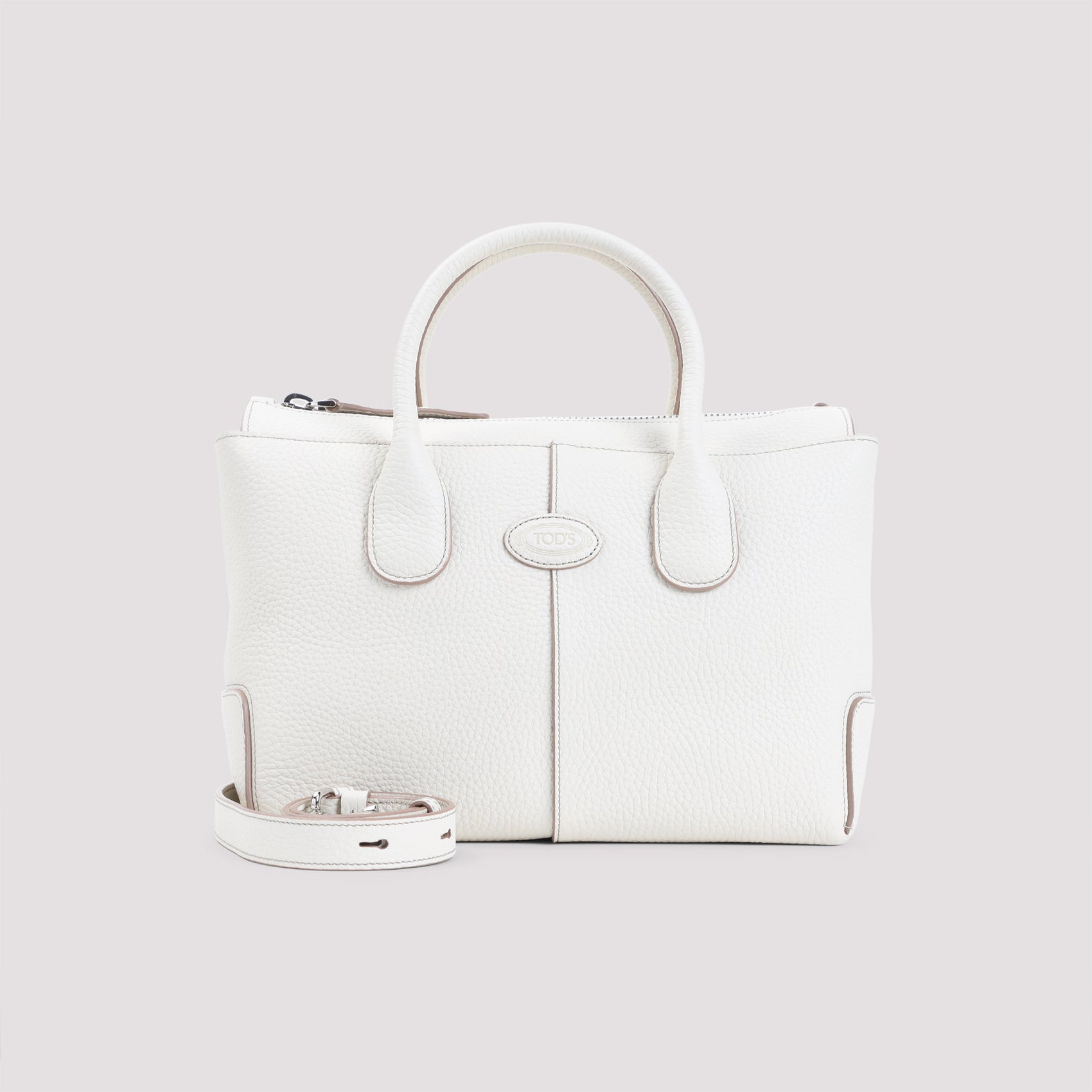 Di Shopping Small Bag Nude & Neutrals Grained Leather