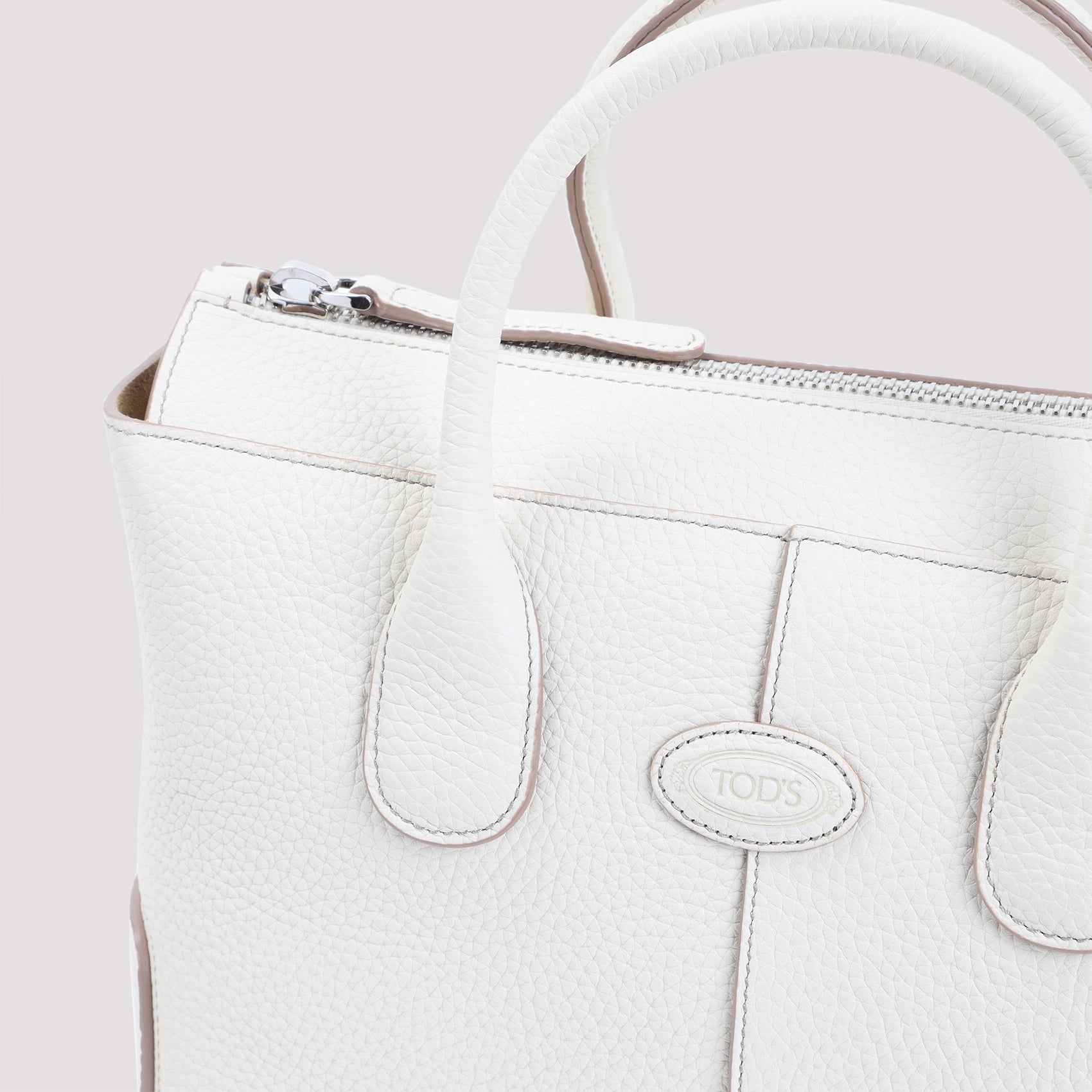Di Shopping Small Bag Nude & Neutrals Grained Leather