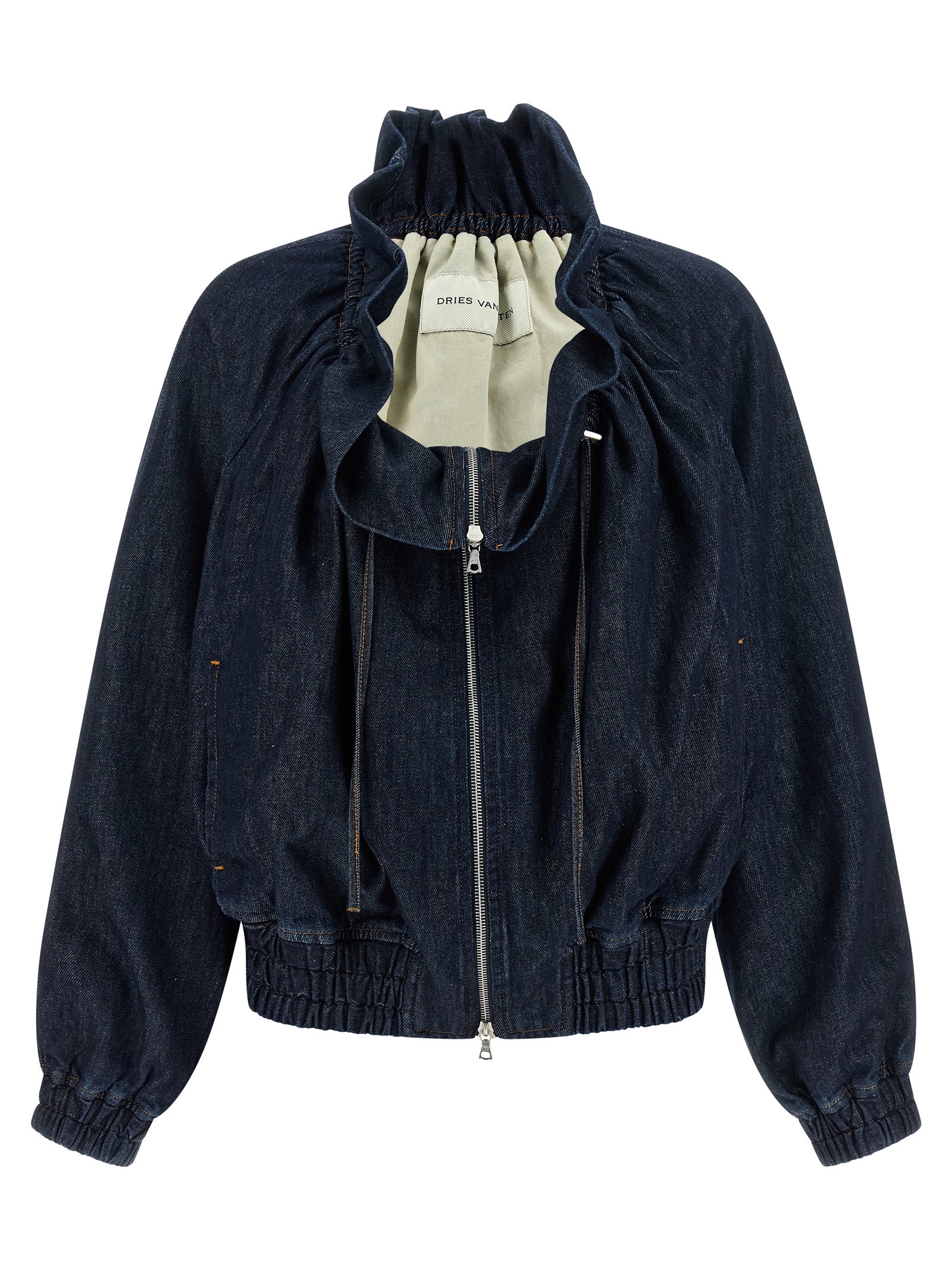 Voly Jacket Blue Cotton Down Jacket, Parka, Casual