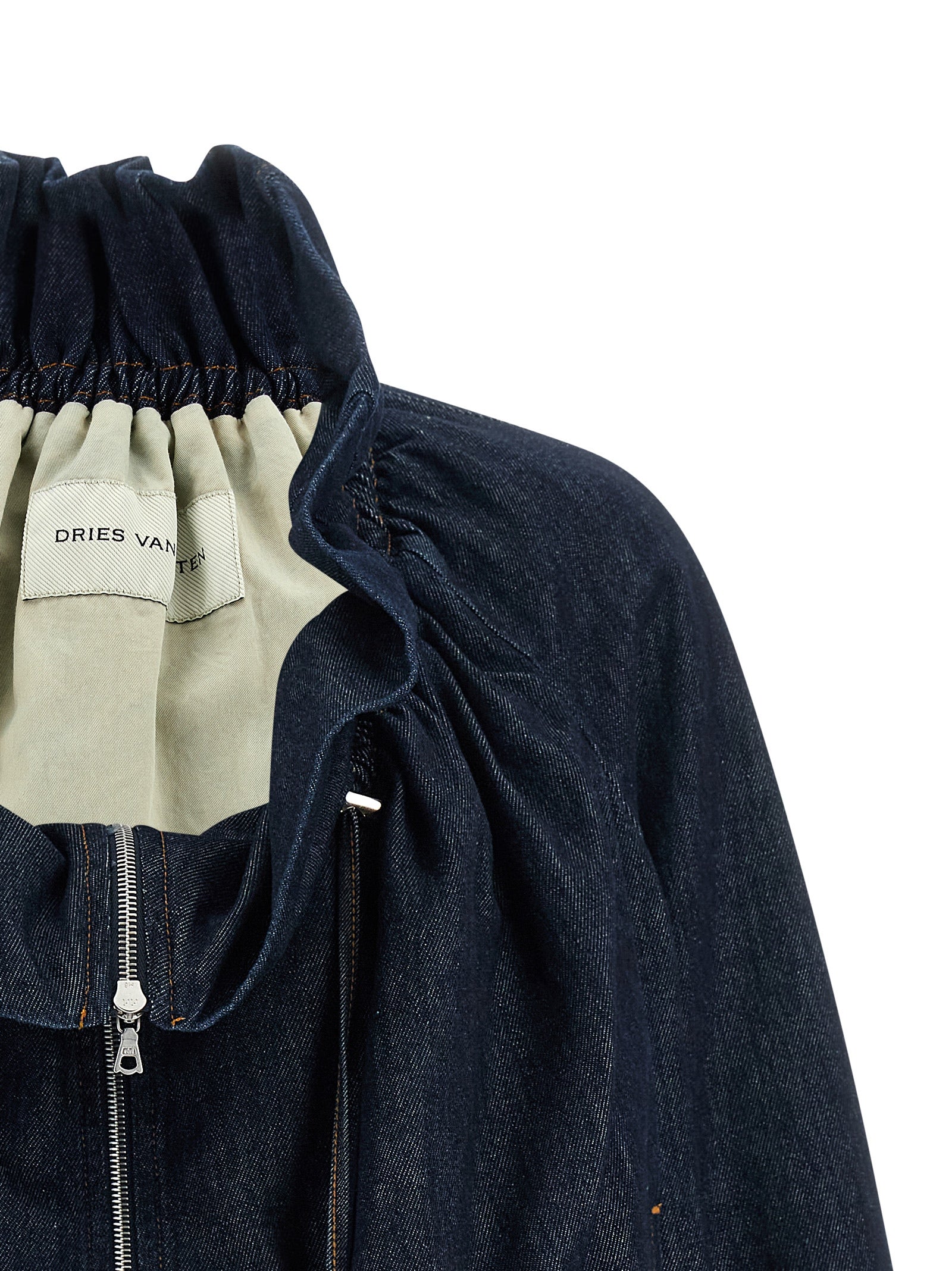Voly Jacket Blue Cotton Down Jacket, Parka, Casual