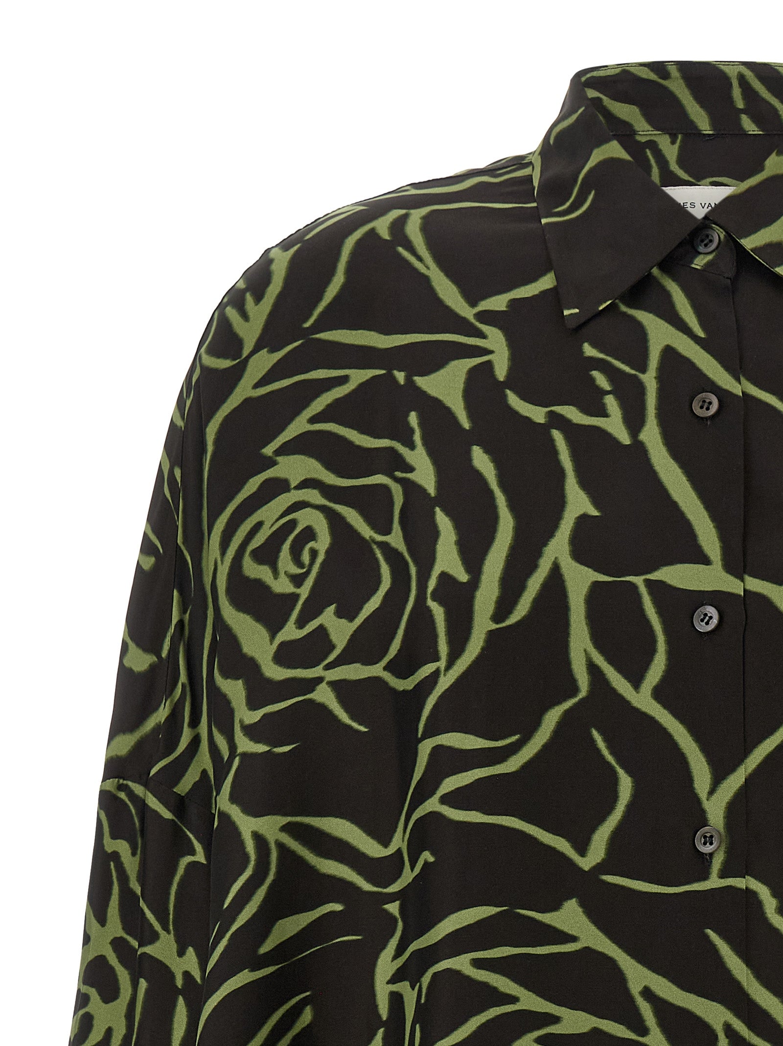Casia Shirt Black Viscose Shirt, Blouse
